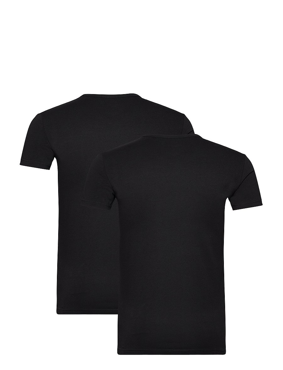 Armani Exchange - LOUNGEWEAR SET - t-paidat monipakkauksessa - nero/nero - 2