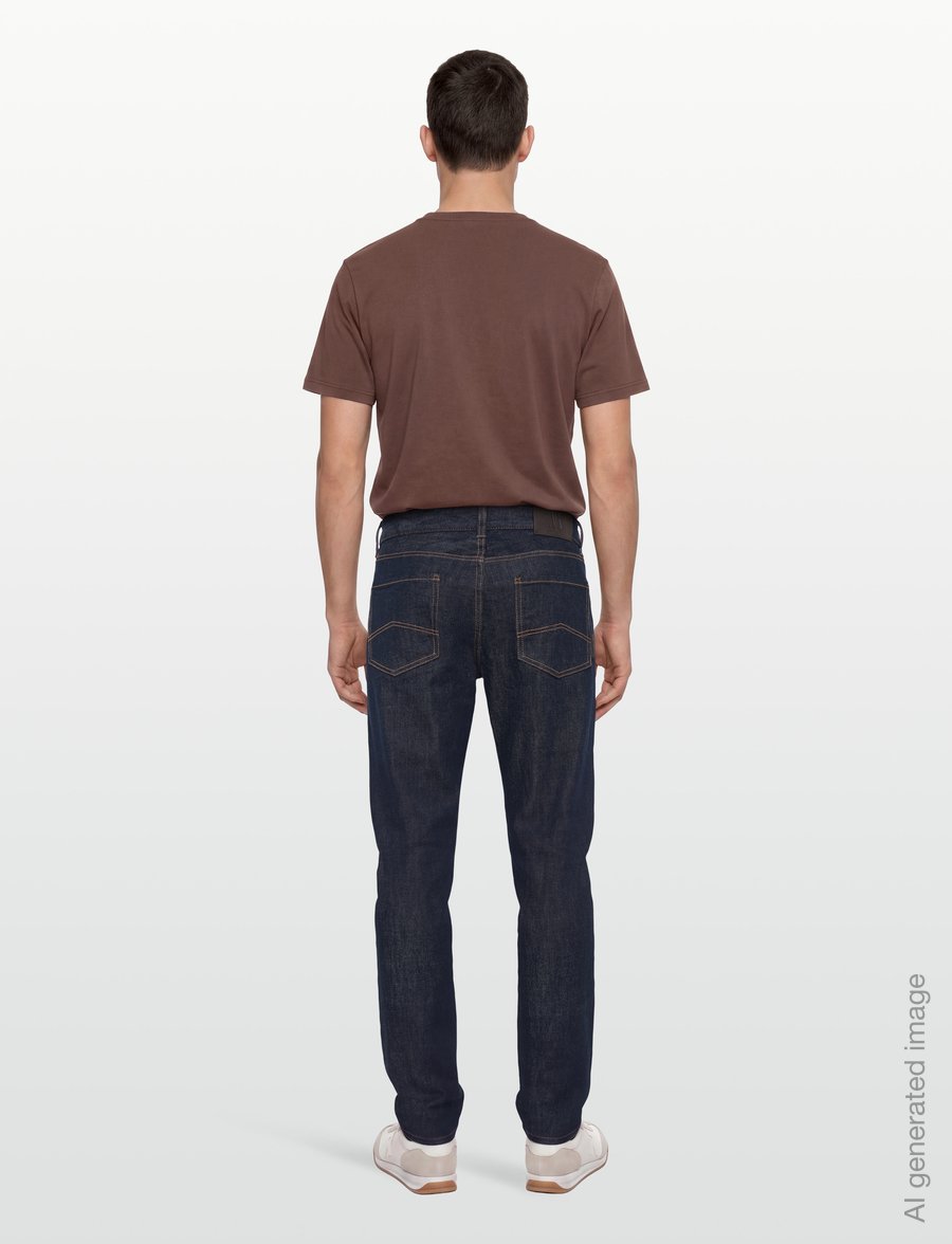 Armani Exchange - 5 POCKETS PANT - normale jeans - blue denim - 4