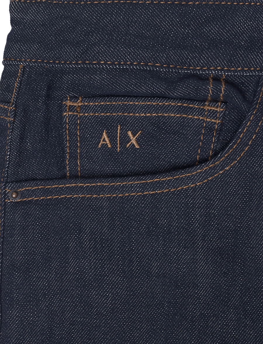 Armani Exchange - 5 POCKETS PANT - regular jeans - blue denim - 2