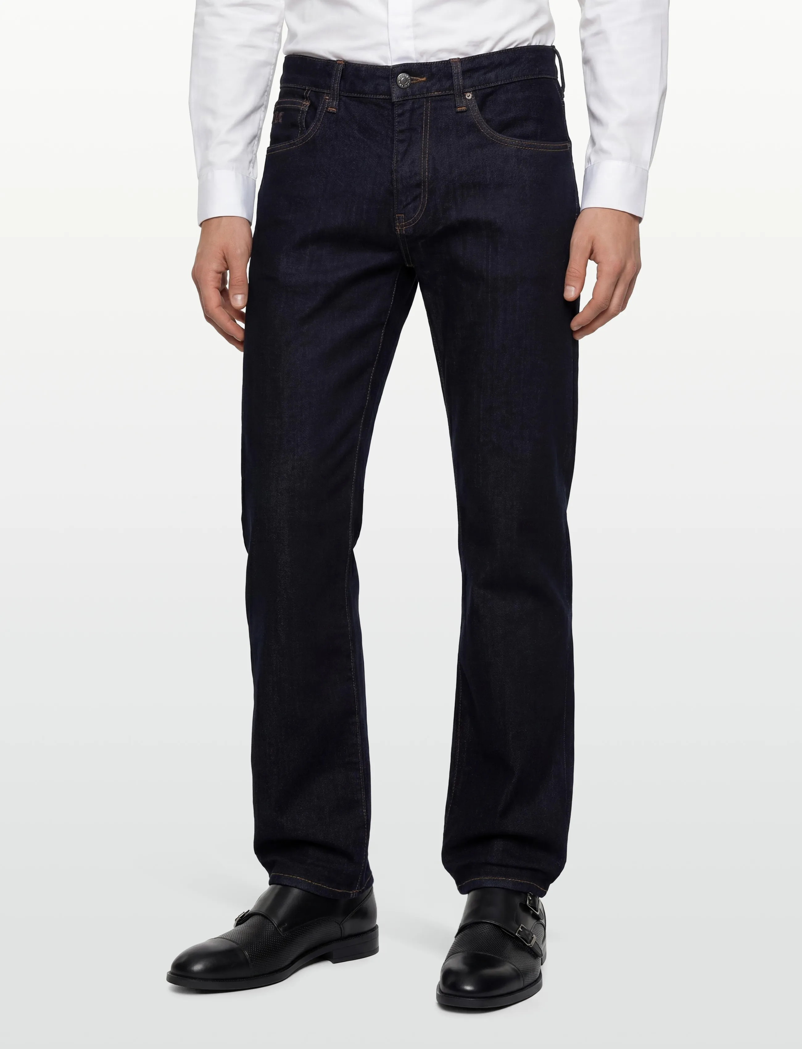 Armani Exchange - 5 POCKETS PANT - bukser & jeans - blue denim - 3