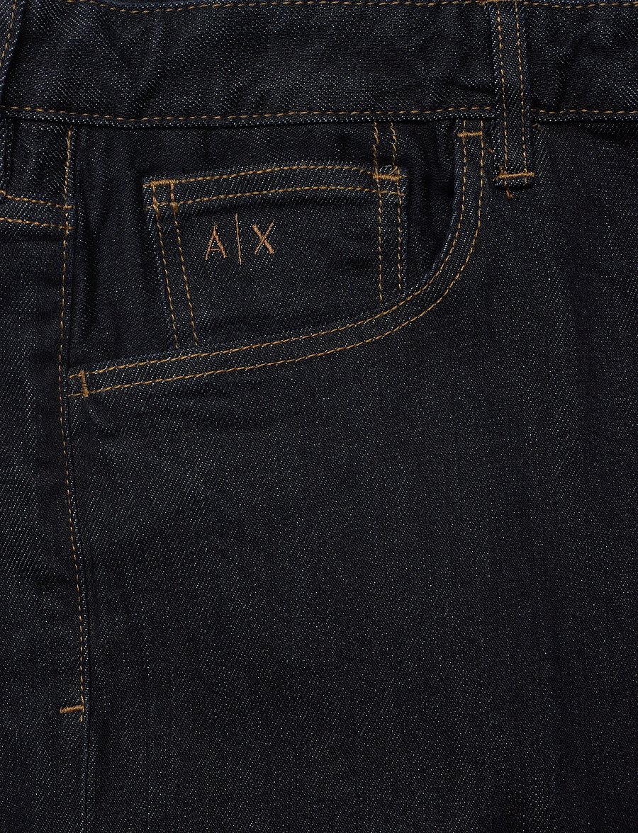 Armani Exchange - 5 POCKETS PANT - regular jeans - blue denim - 5
