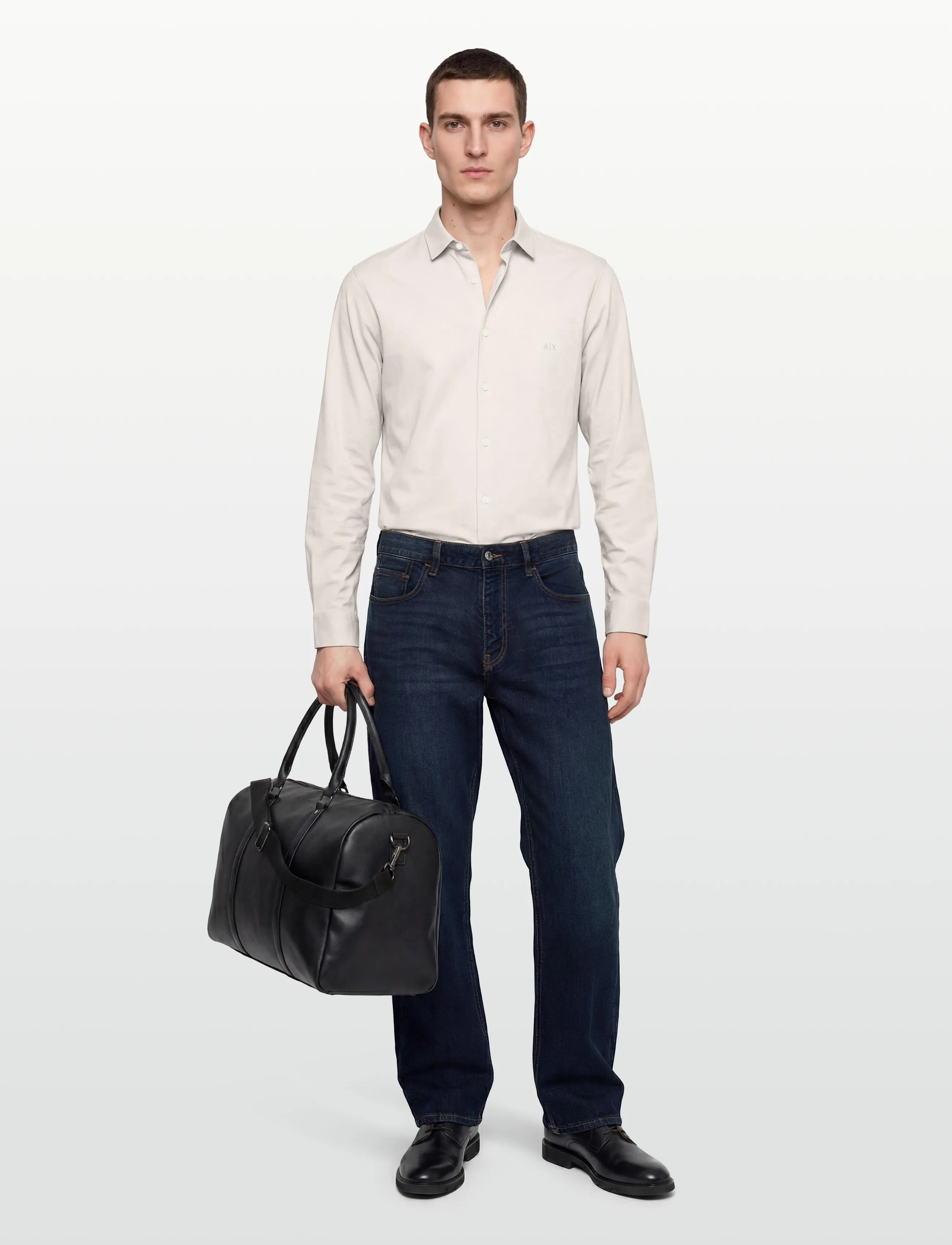 Armani Exchange 5 POCKETS PANT - Jeans - BLUE DENIM / navy
