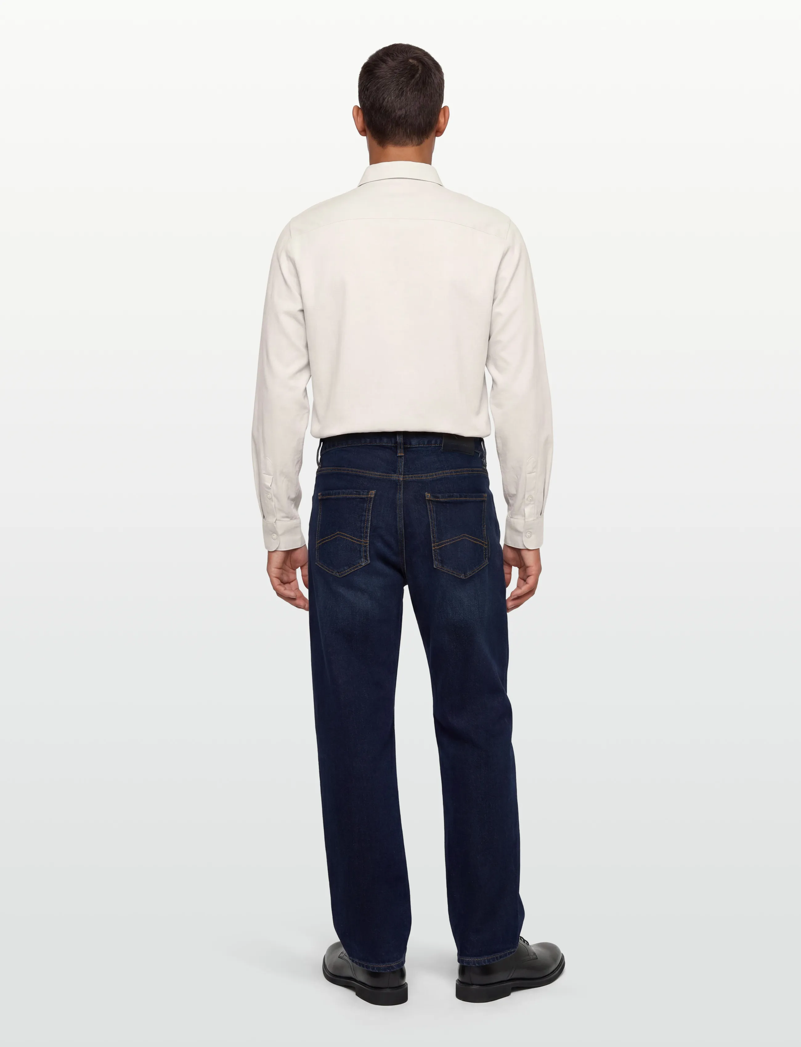 Armani Exchange - 5 POCKETS PANT - püksid & teksad - blue denim - 4