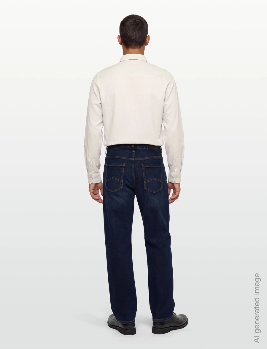 Armani Exchange - 5 POCKETS PANT - normale jeans - blue denim - 4