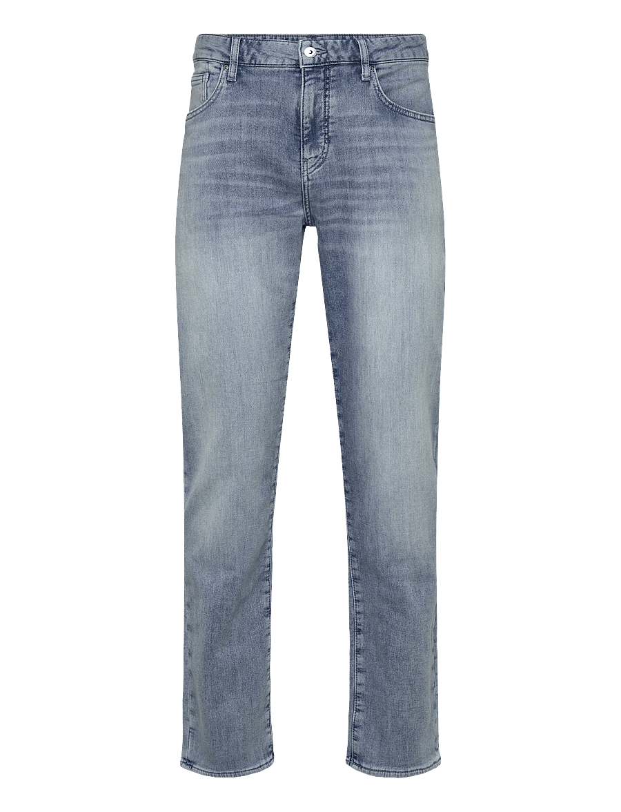 Armani Exchange - 5 POCKETS PANT - regular jeans - light blue denim - 1