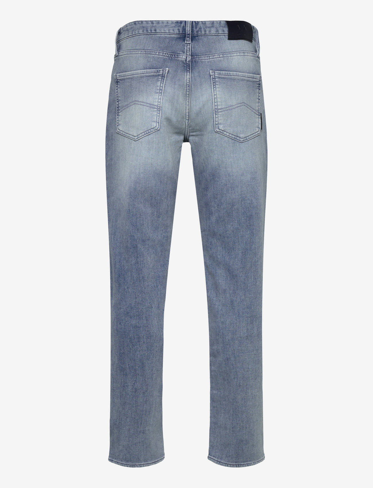 Armani Exchange - 5 POCKETS PANT - housut & farkut - light blue denim - 1