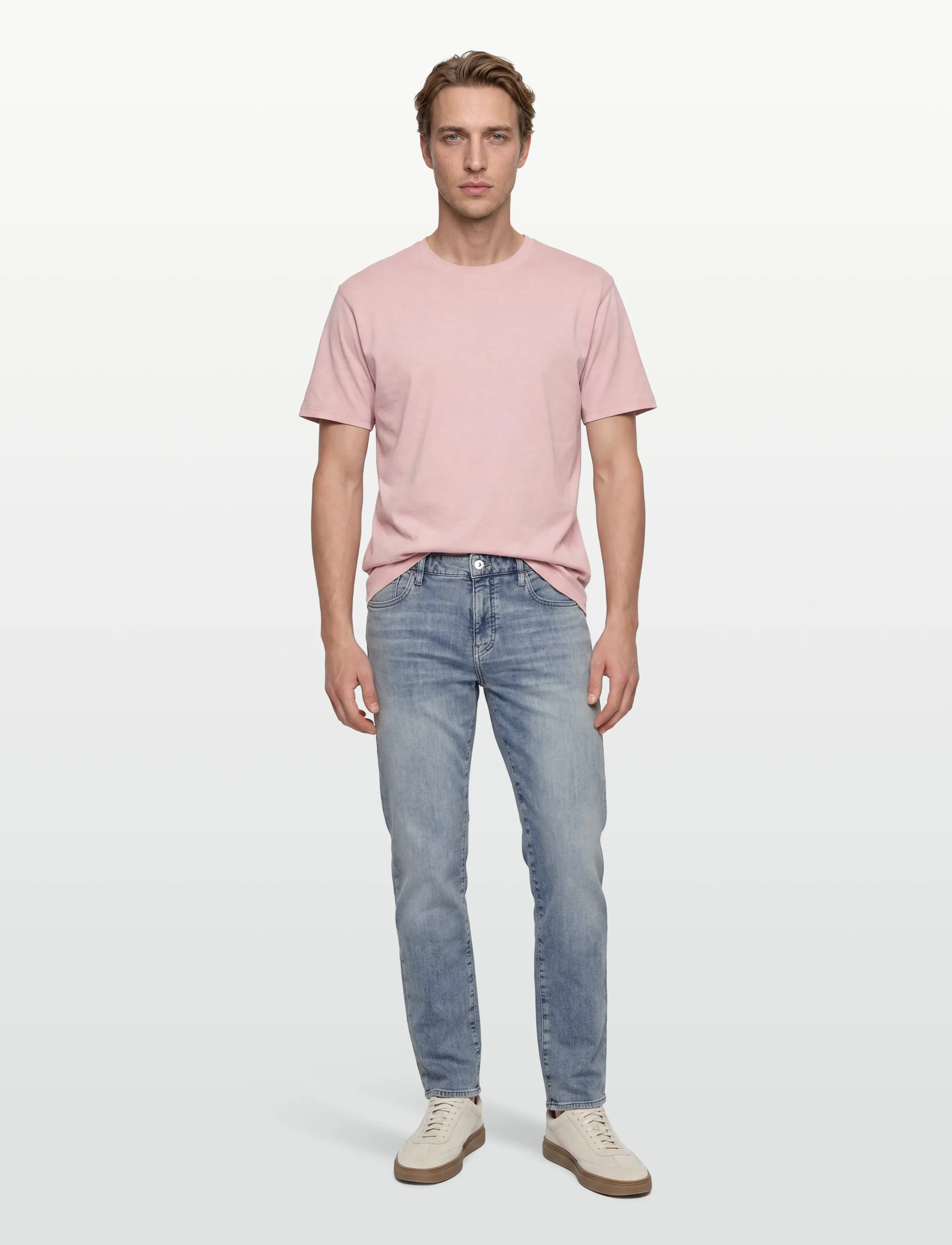Armani Exchange 5 POCKETS PANT - Jeans - LIGHT BLUE DENIM / blue
