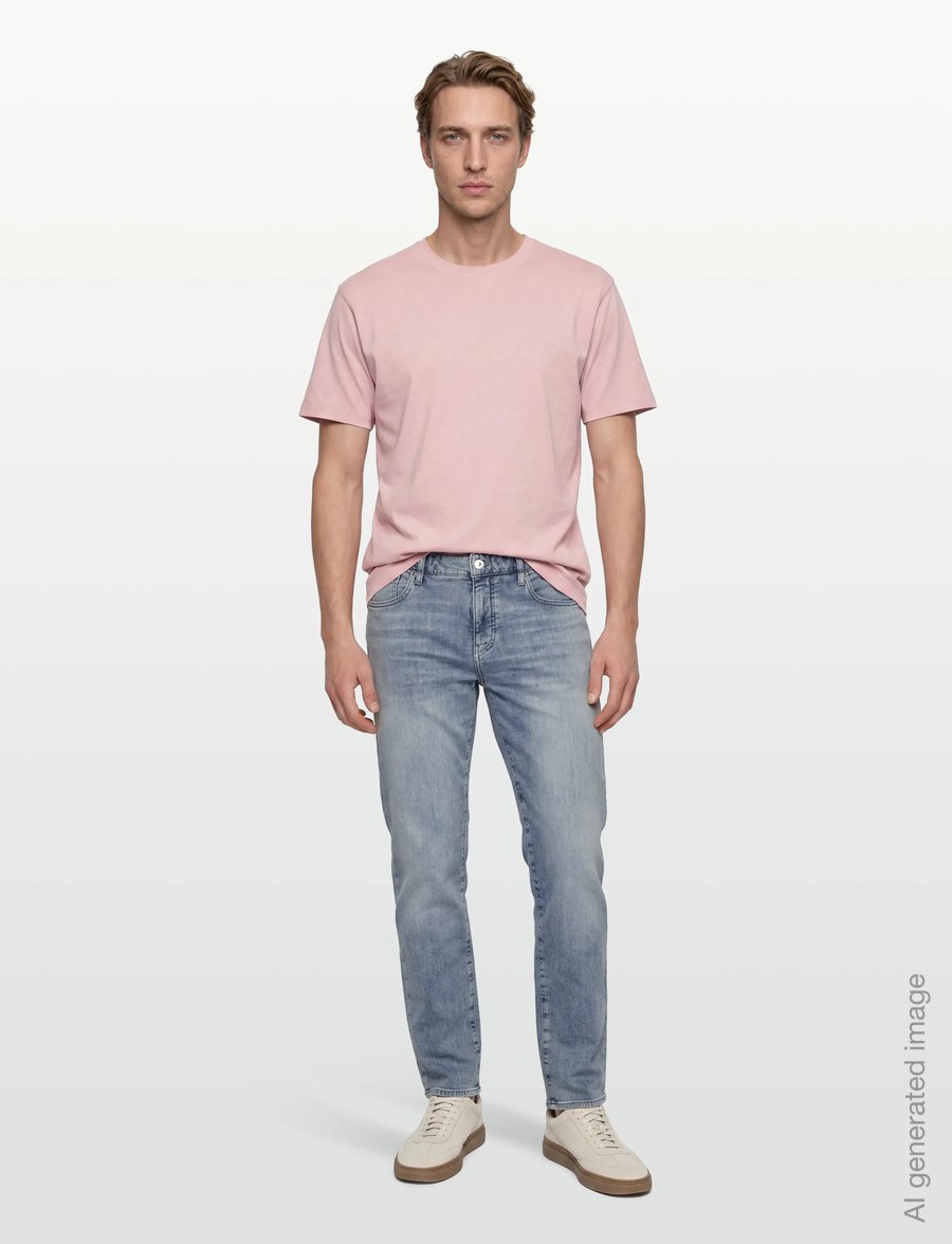 Armani Exchange - 5 POCKETS PANT - regular jeans - light blue denim - 0