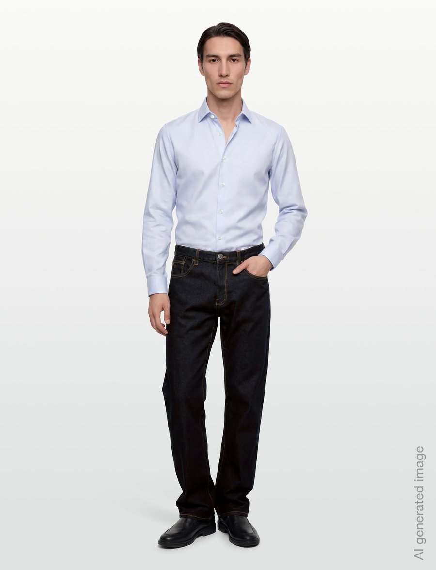 Armani Exchange - 5 POCKETS PANT - normale jeans - blue denim - 0