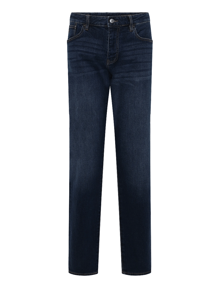 Armani Exchange - 5 POCKETS PANT - regular jeans - blue denim - 1