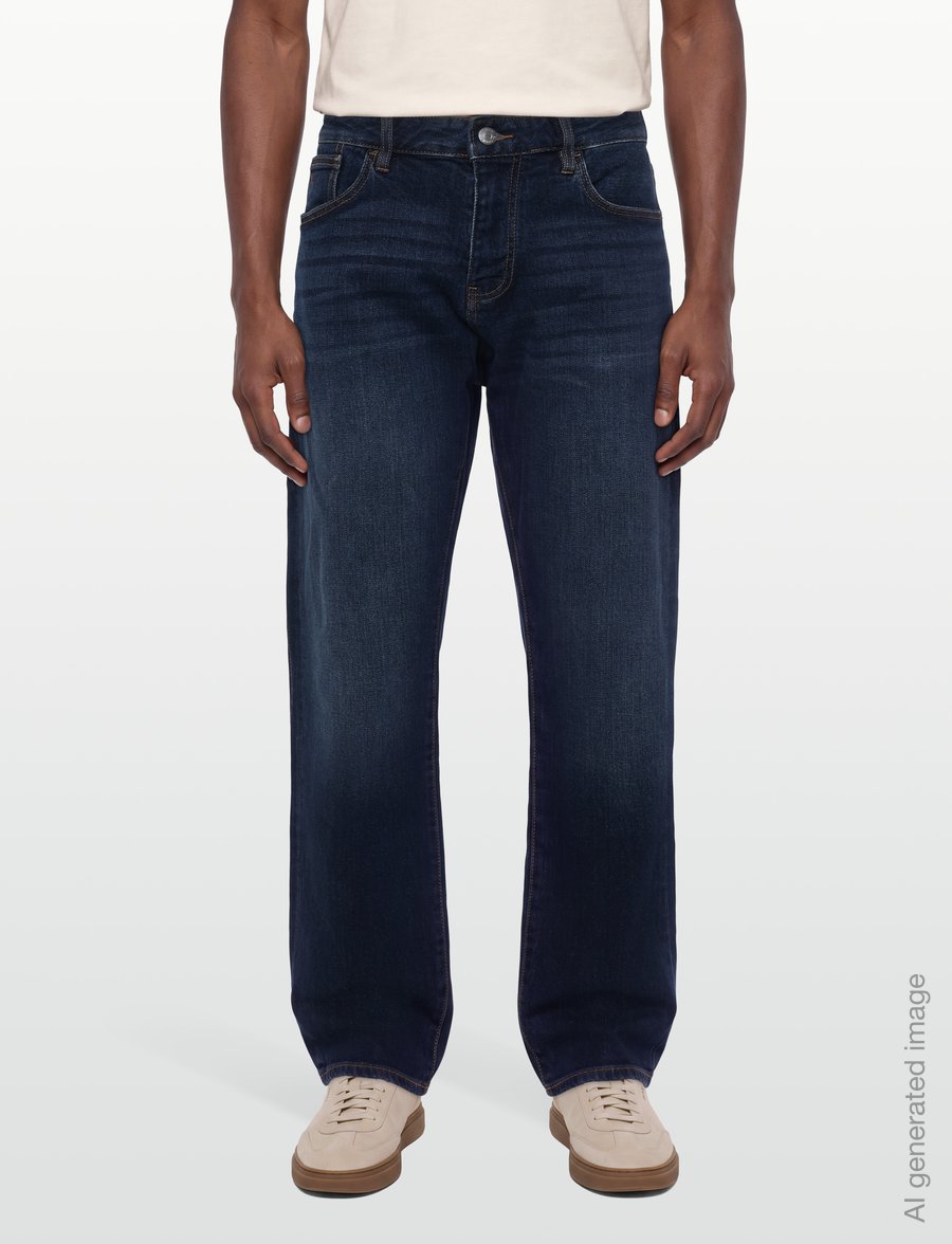 Armani Exchange - 5 POCKETS PANT - regular jeans - blue denim - 3