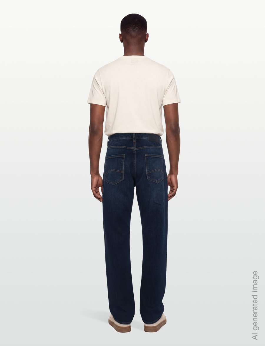 Armani Exchange - 5 POCKETS PANT - regular jeans - blue denim - 4