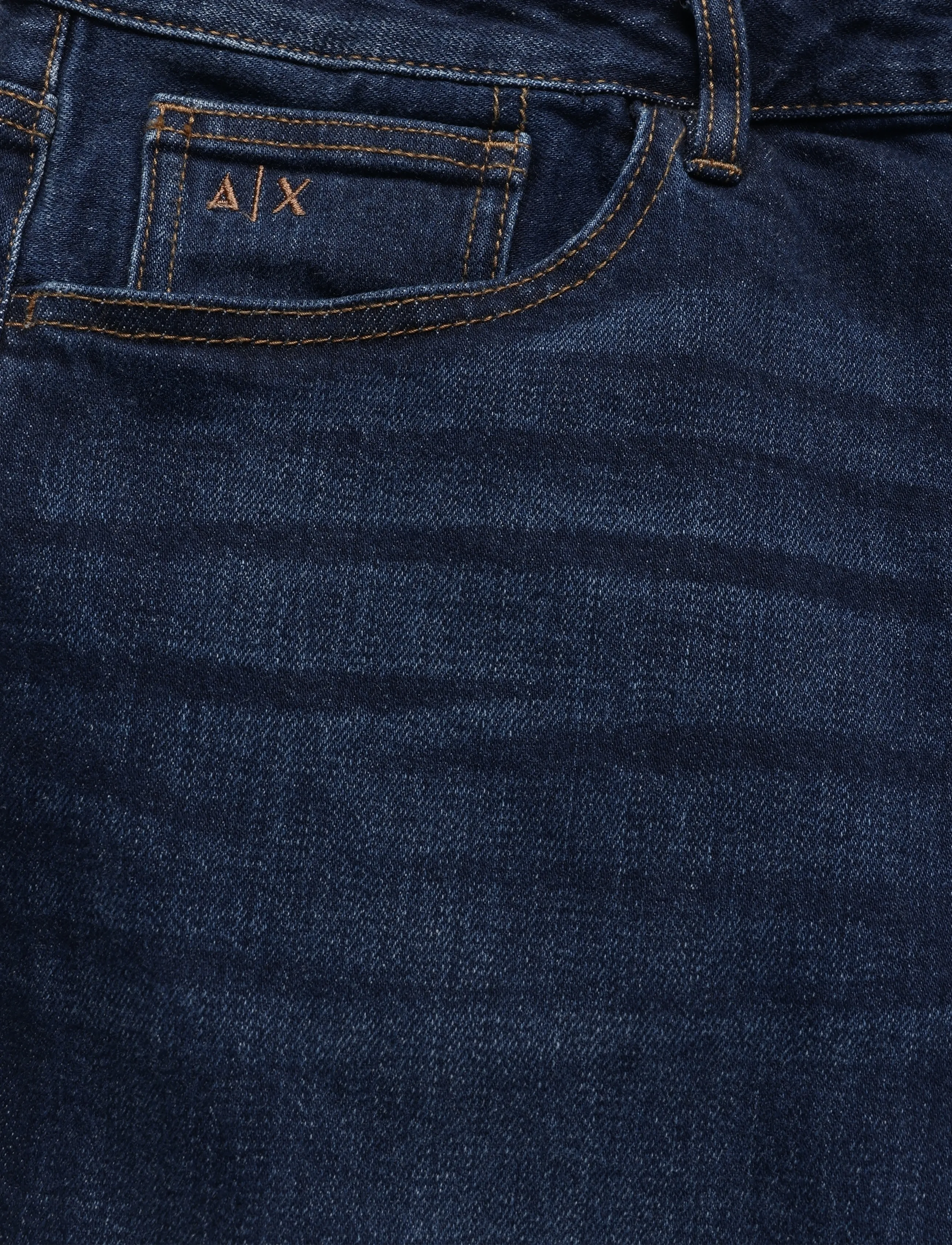 Armani Exchange - 5 POCKETS PANT - regular jeans - blue denim - 5