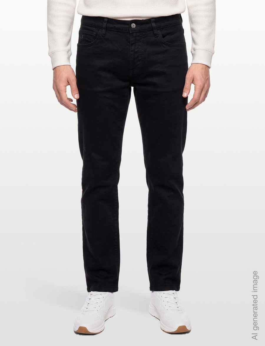 Armani Exchange - 5 POCKETS PANT - regular jeans - black - 3