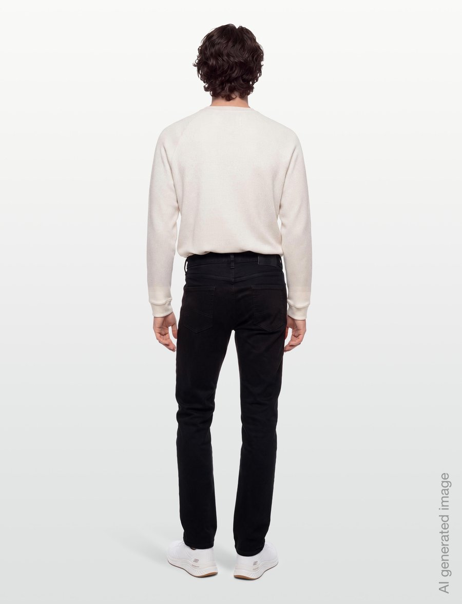 Armani Exchange - 5 POCKETS PANT - regular jeans - black - 4