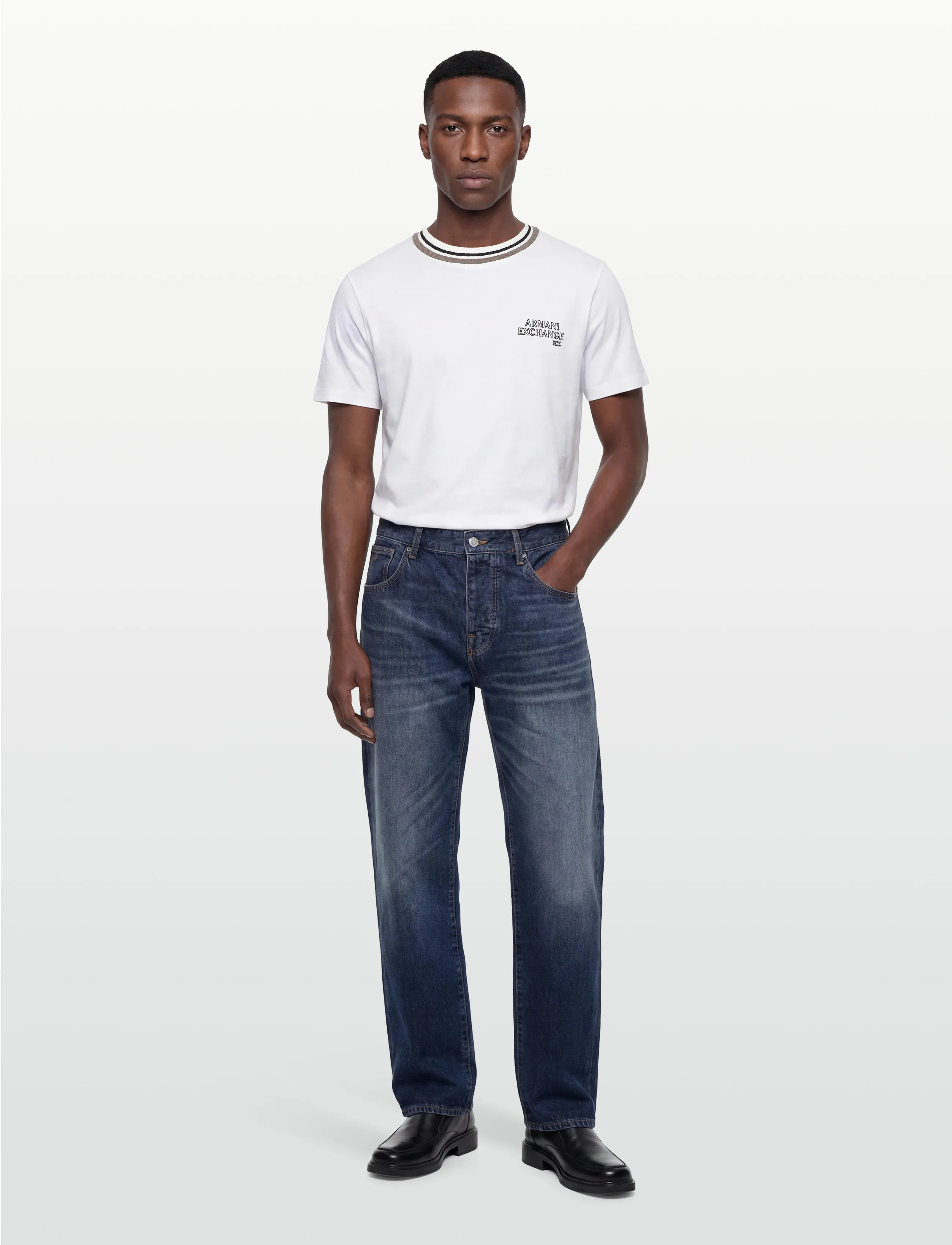 Armani Exchange 5 POCKETS PANT - Jeans - BLUE DENIM / blue