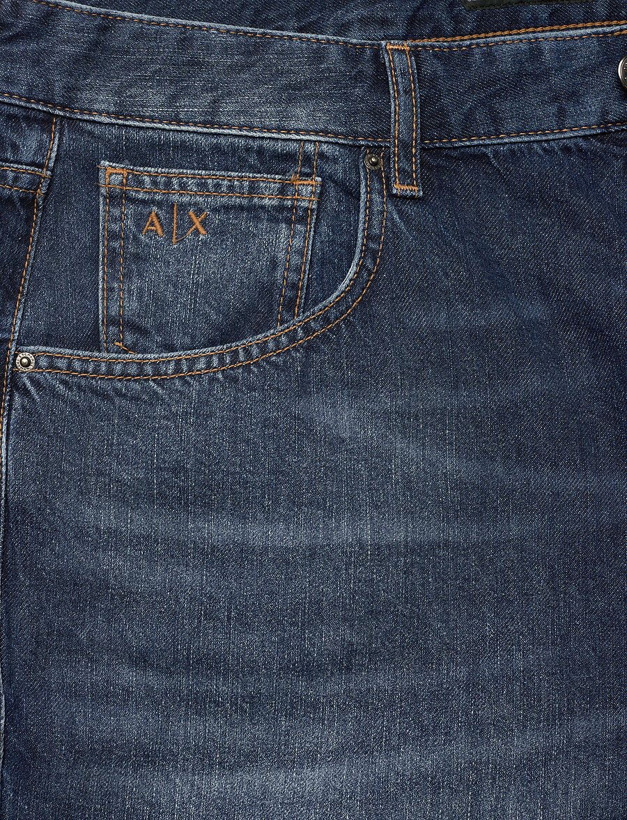 Armani Exchange - 5 POCKETS PANT - regular jeans - blue denim - 5