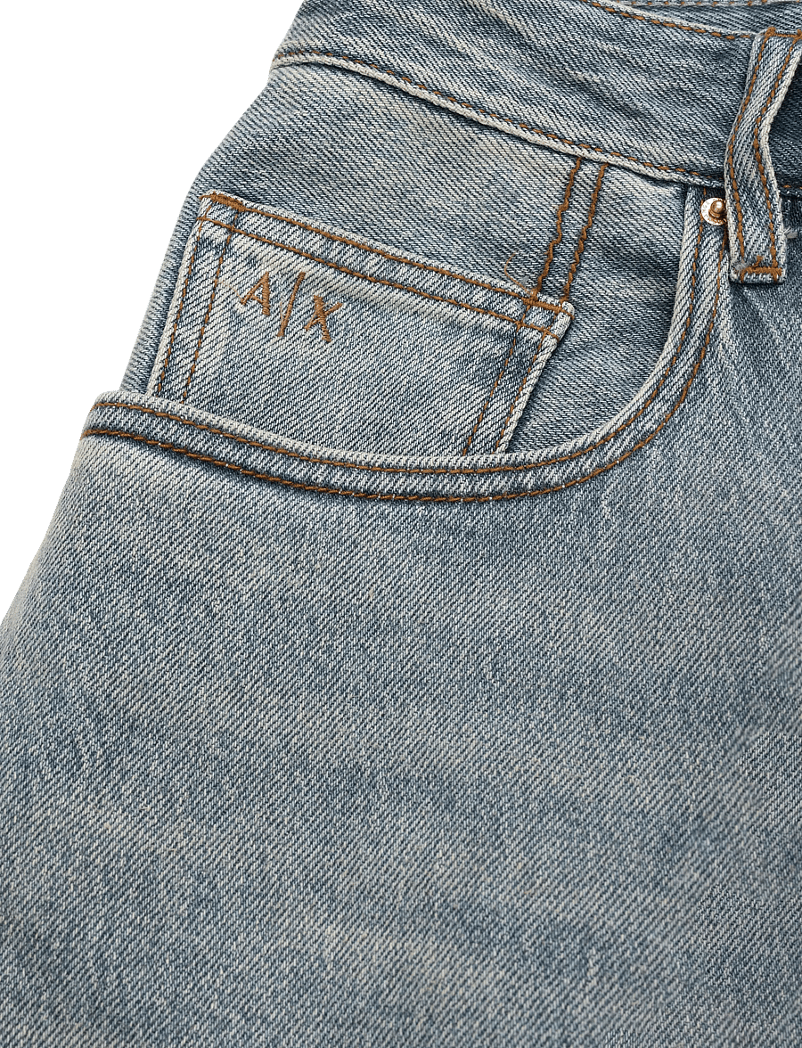 Armani Exchange - 5 POCKETS PANT - normale jeans - medium blue denim - 2