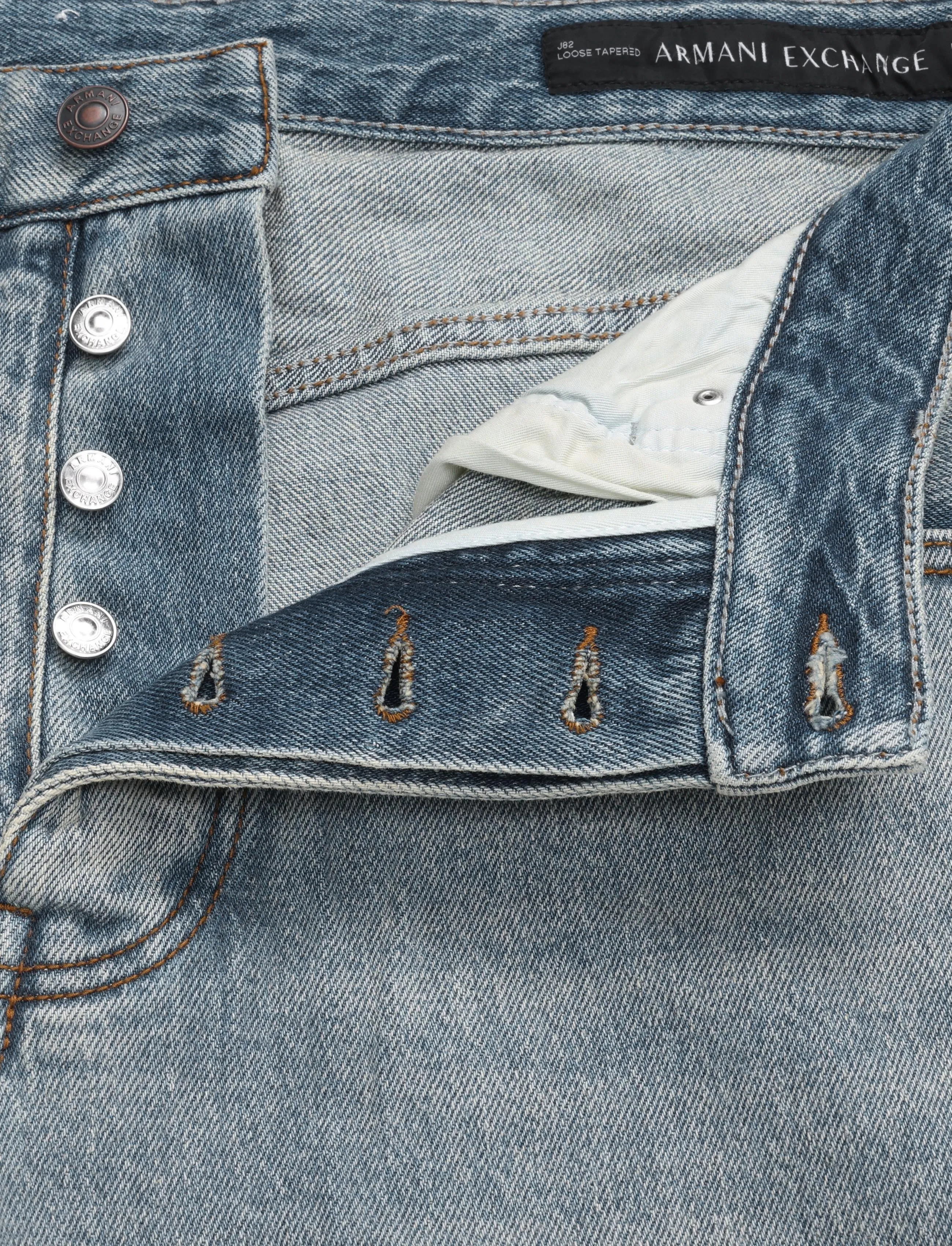 Armani Exchange - 5 POCKETS PANT - normale jeans - medium blue denim - 3