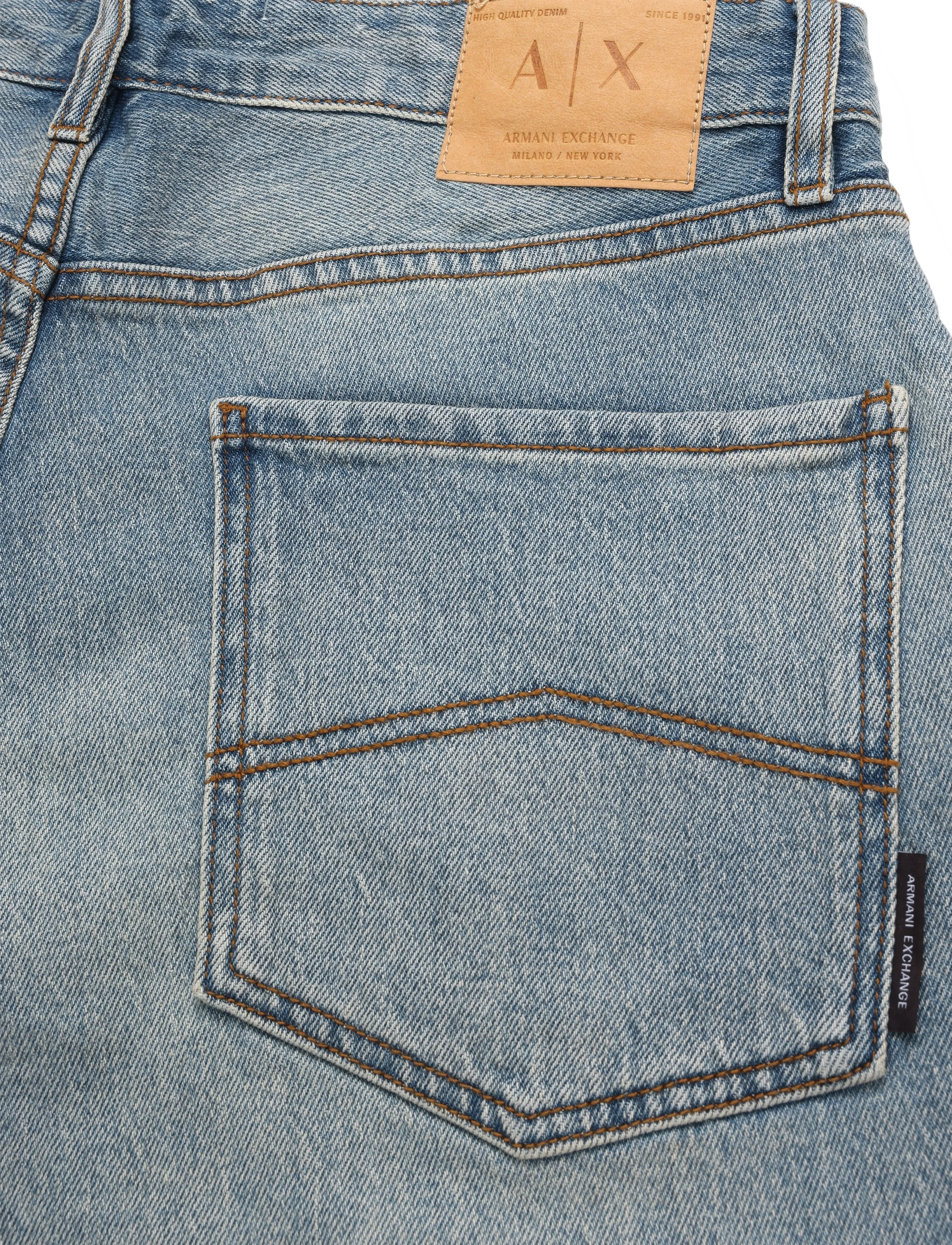 Armani Exchange - 5 POCKETS PANT - normale jeans - medium blue denim - 4