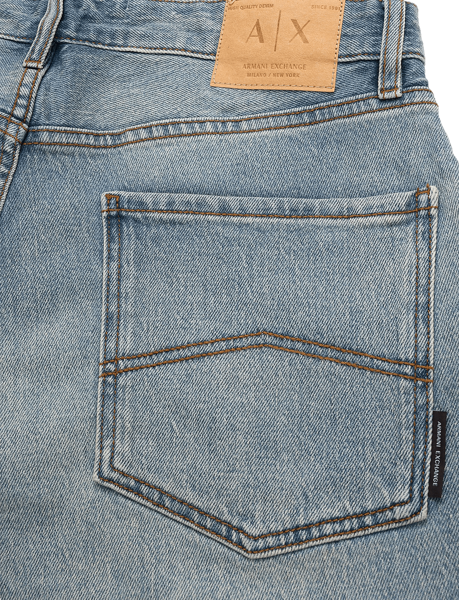 Armani Exchange - 5 POCKETS PANT - normale jeans - medium blue denim - 4