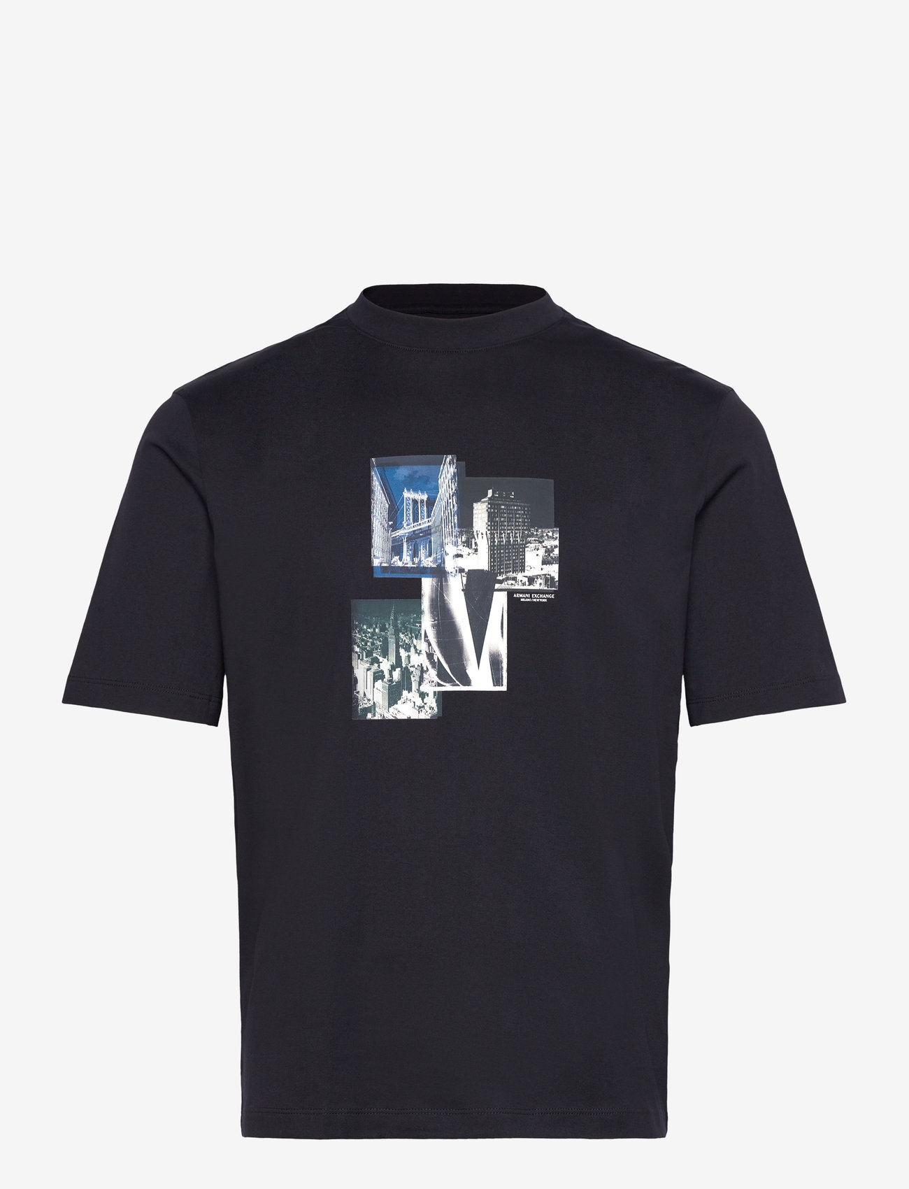 Armani Exchange - T-SHIRT - kortärmade t-shirts - deep navy - 0