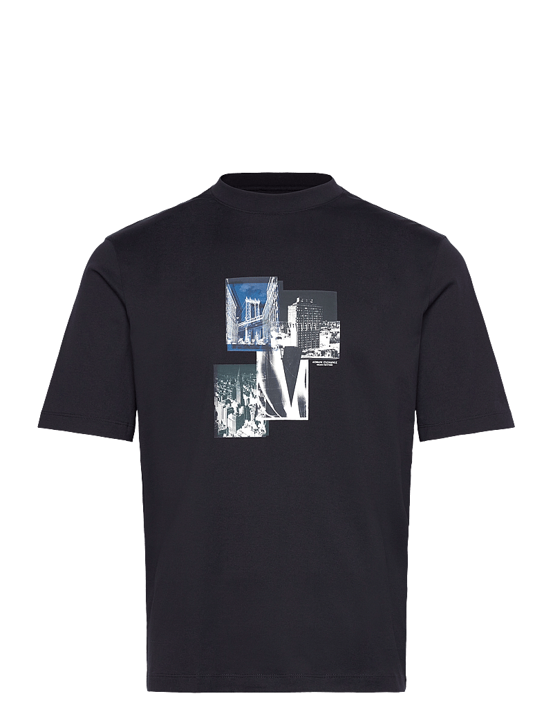 Armani Exchange - T-SHIRT - kortärmade t-shirts - deep navy - 0