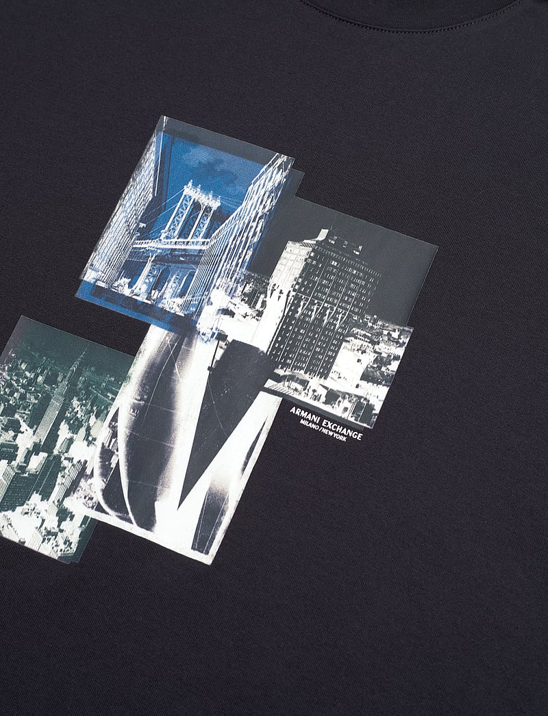 Armani Exchange - T-SHIRT - kortärmade t-shirts - deep navy - 2