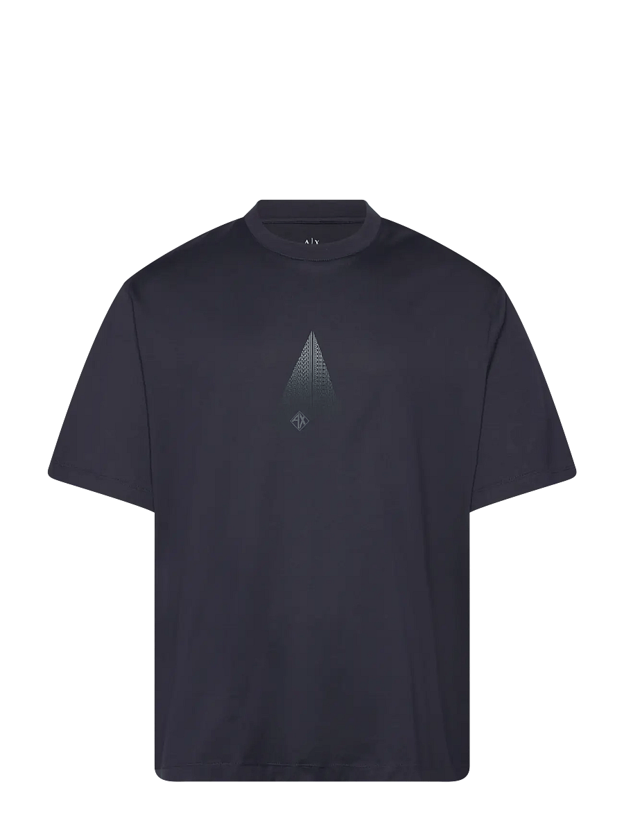 Armani Exchange - T-SHIRT - kortärmade t-shirts - deep navy - 0