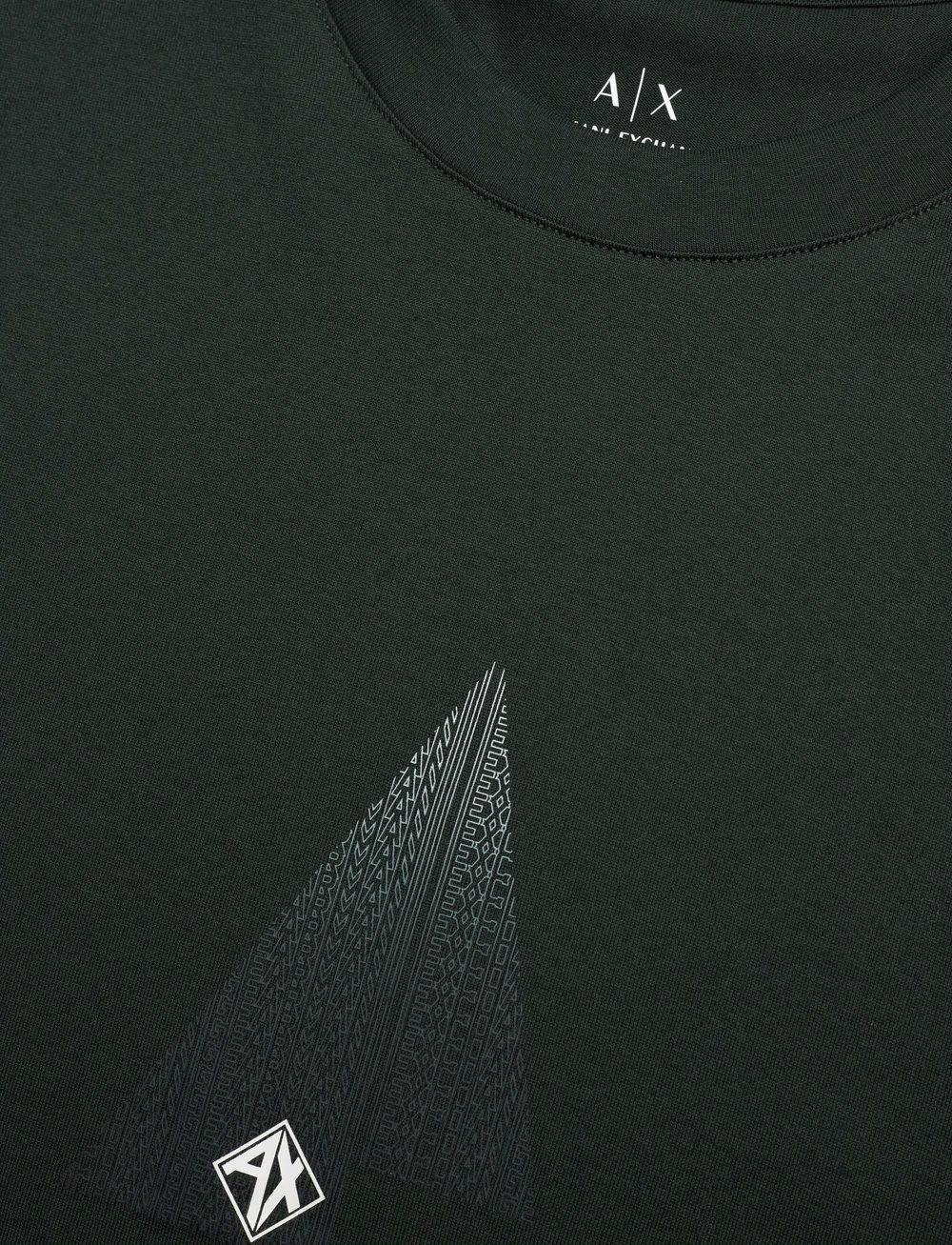 Armani Exchange - T-SHIRT - kortärmade t-shirts - jet set - 2