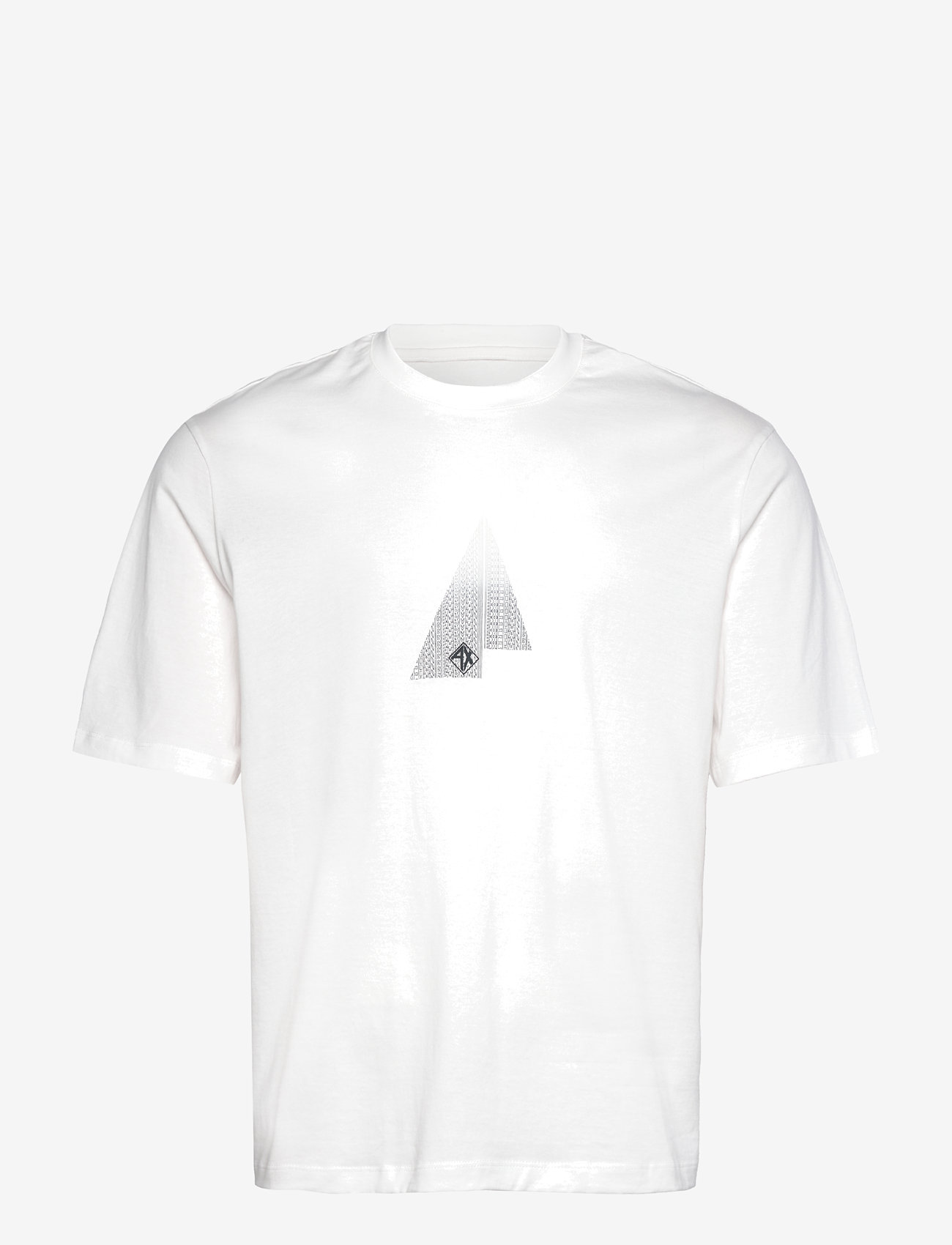 Armani Exchange - T-SHIRT - korte mouwen - off white - 0