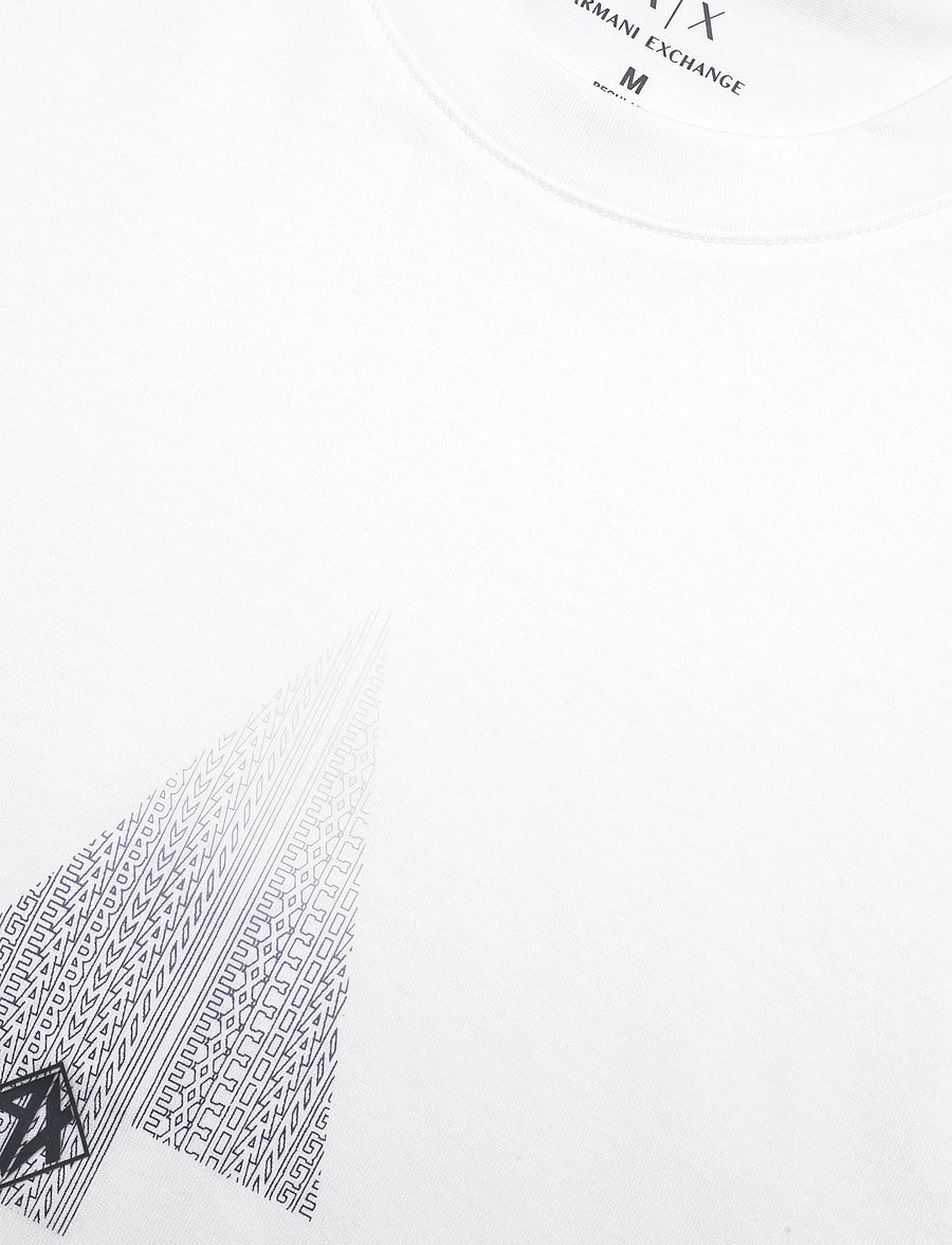 Armani Exchange - T-SHIRT - kortärmade t-shirts - off white - 2