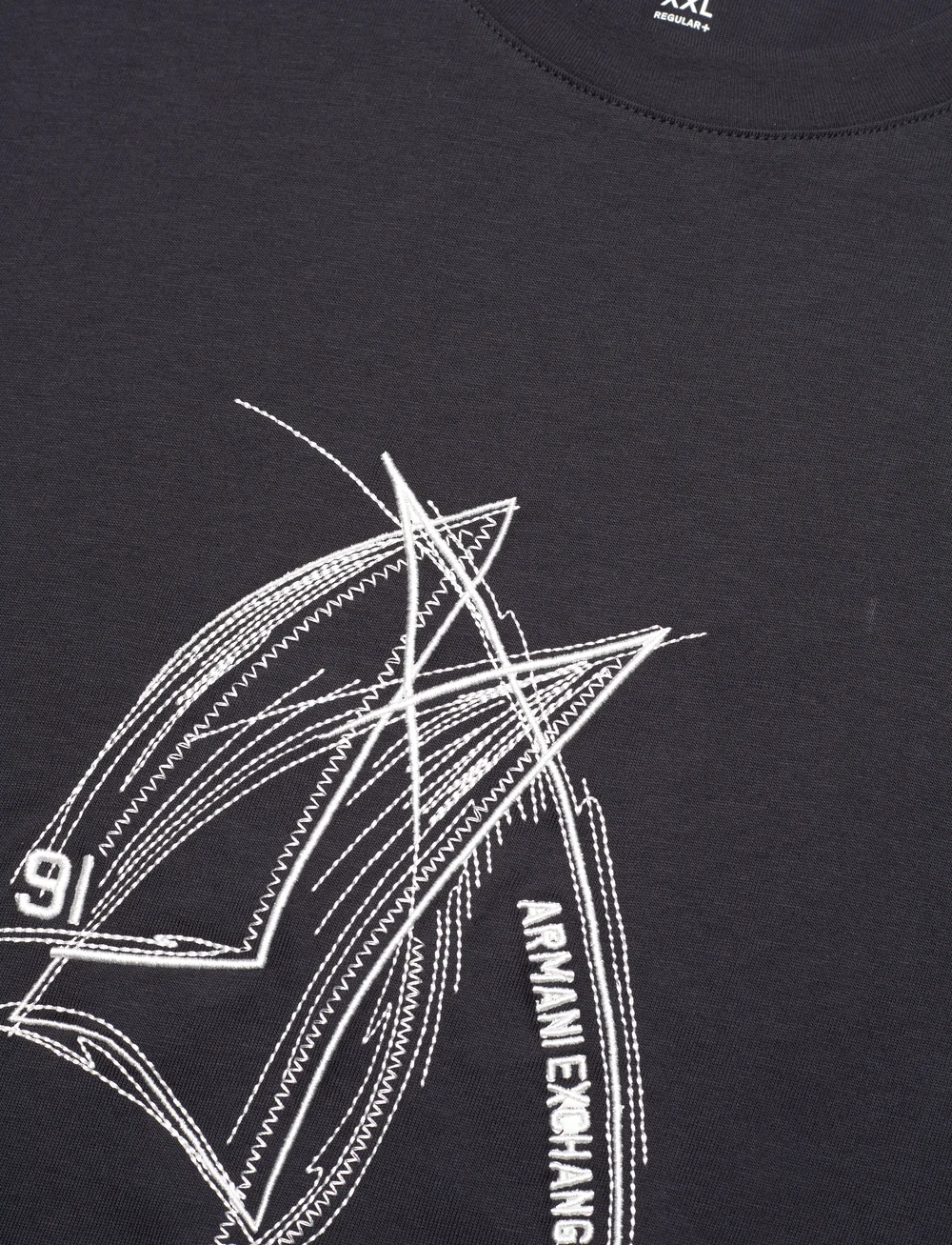 Armani Exchange - T-SHIRT - kortærmede t-shirts - deep navy - 2