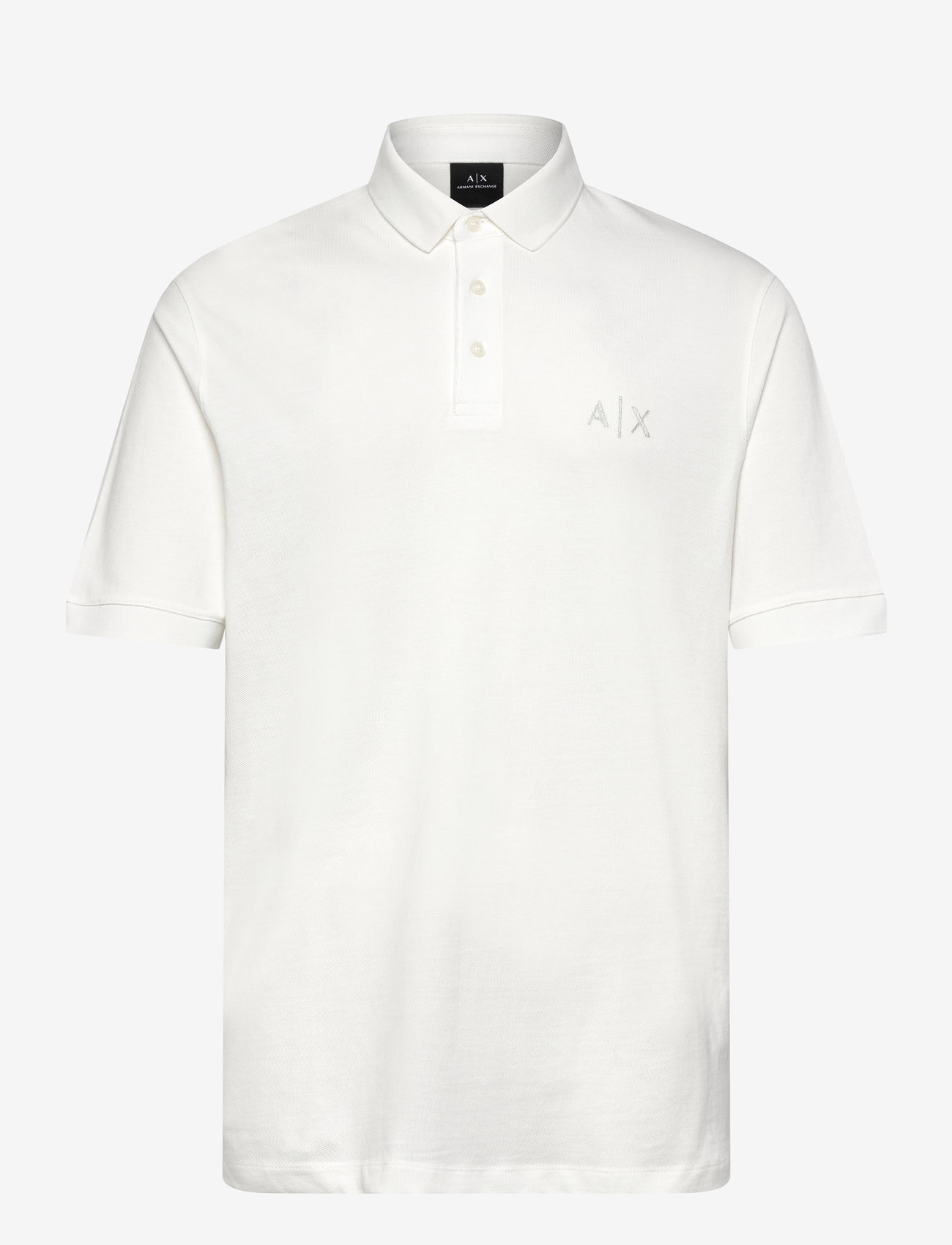Armani Exchange - POLO SHIRT - kortärmade pikéer - off white - 0