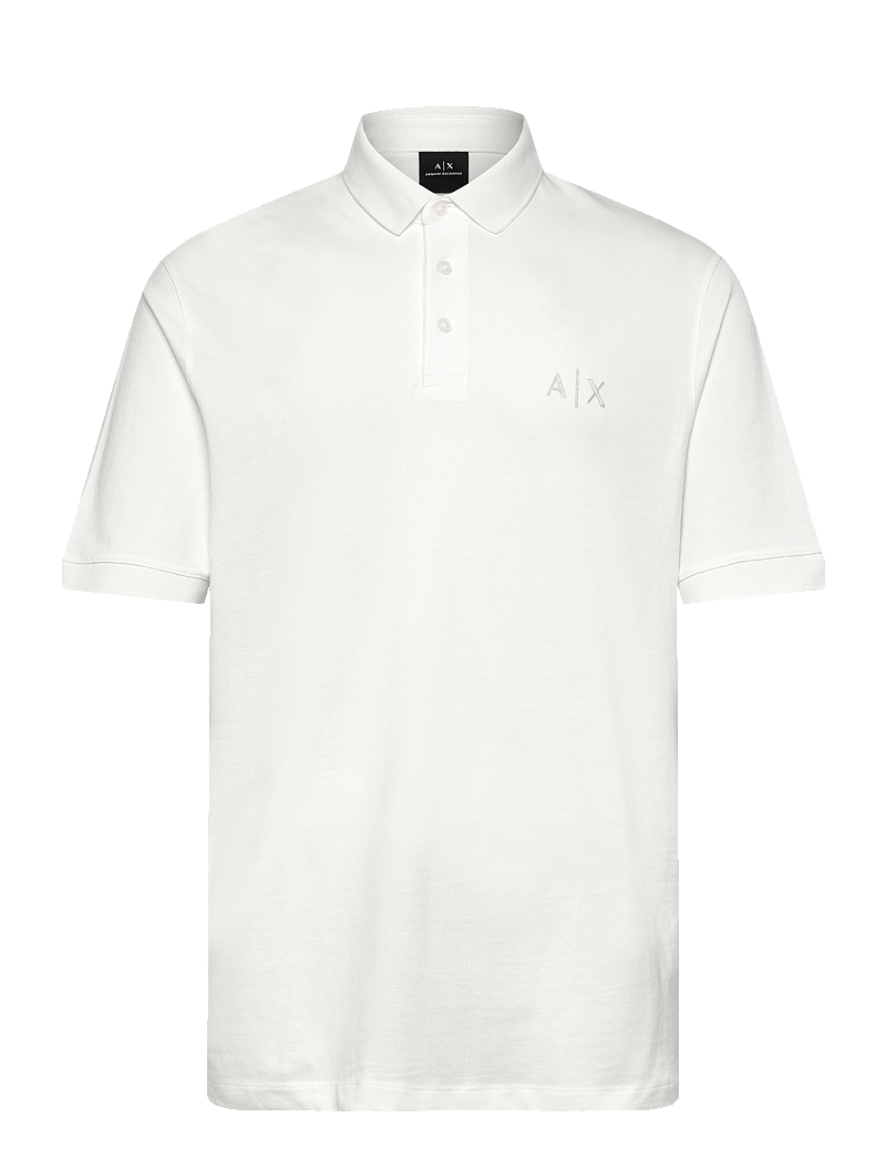 Armani Exchange - POLO SHIRT - kortärmade pikéer - off white - 0