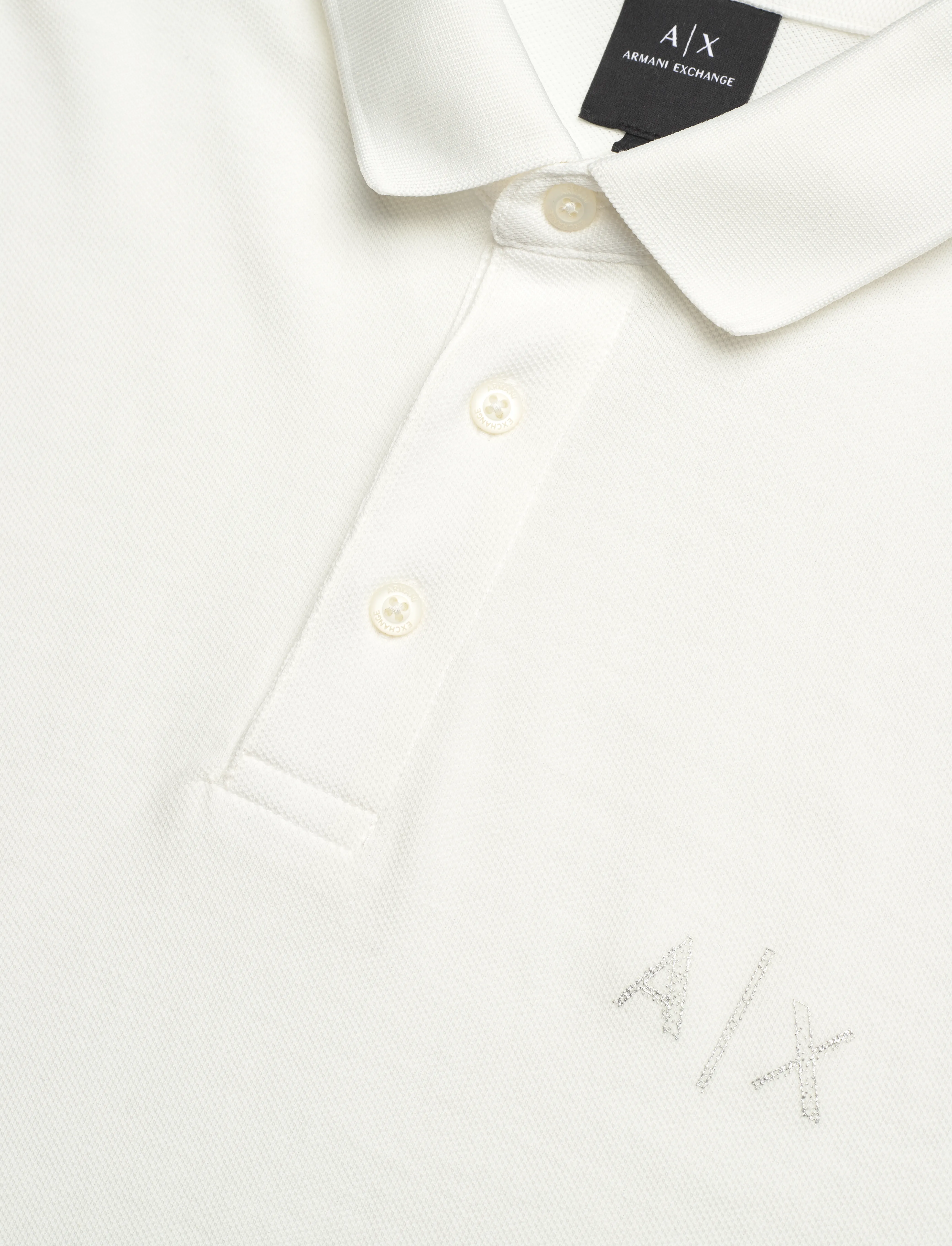 Armani Exchange - POLO SHIRT - off white - 2
