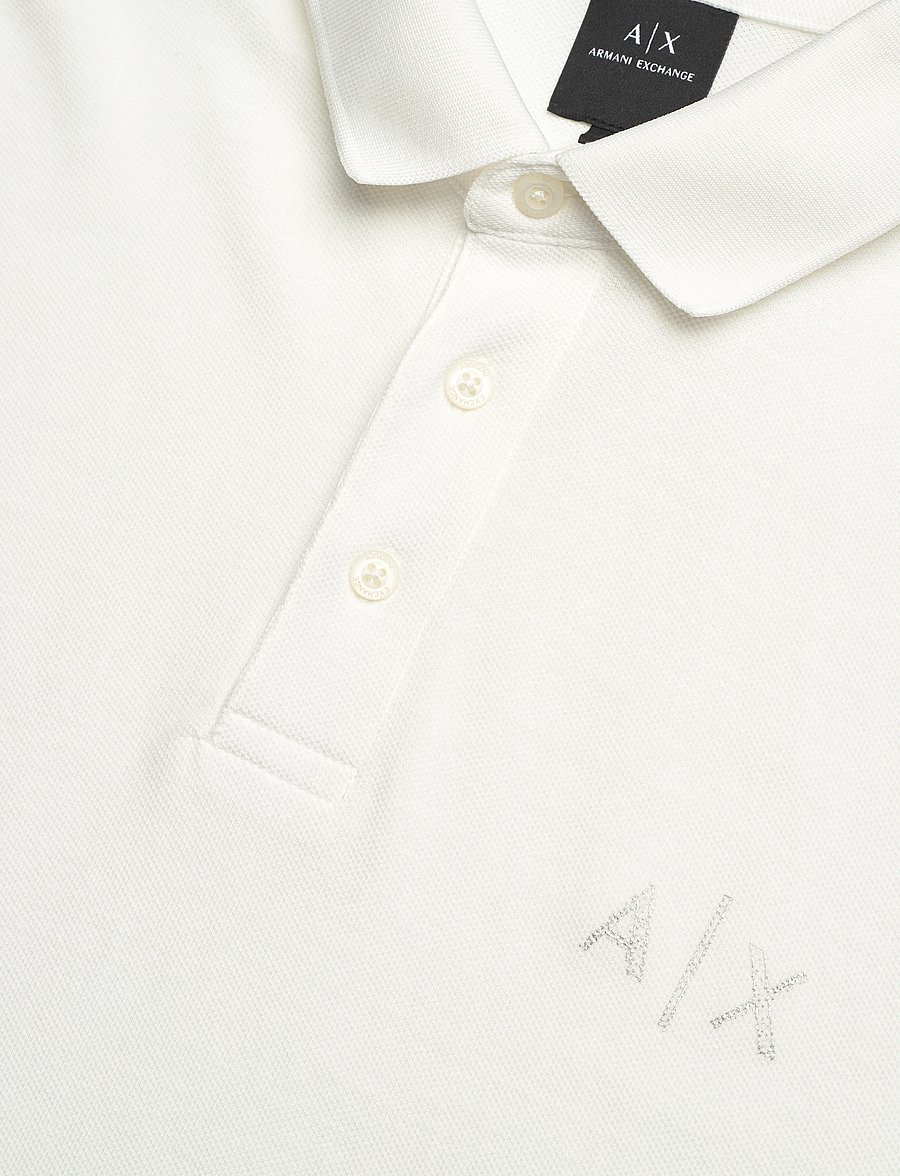 Armani Exchange - POLO SHIRT - off white - 2