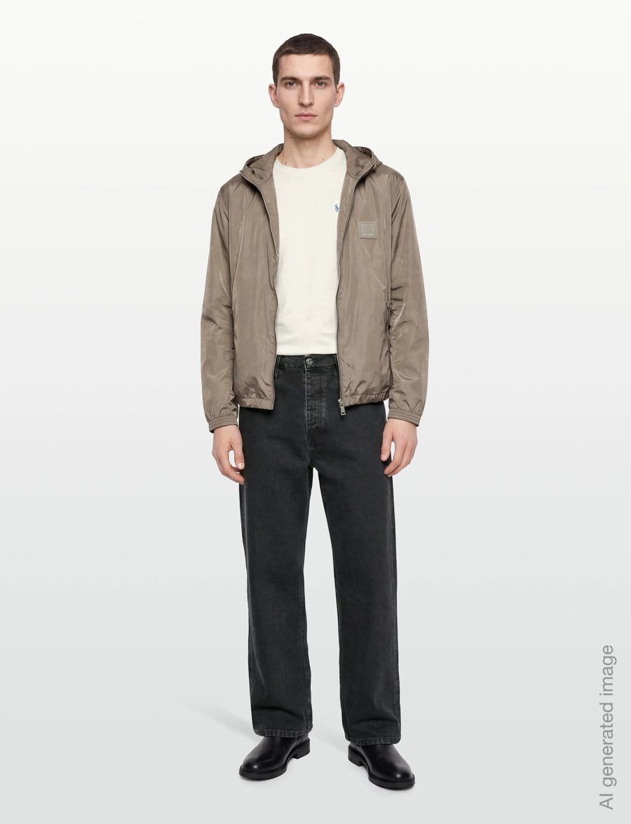 Armani Exchange - BLOUSON JACKET - höstjackor - driftwood - 0