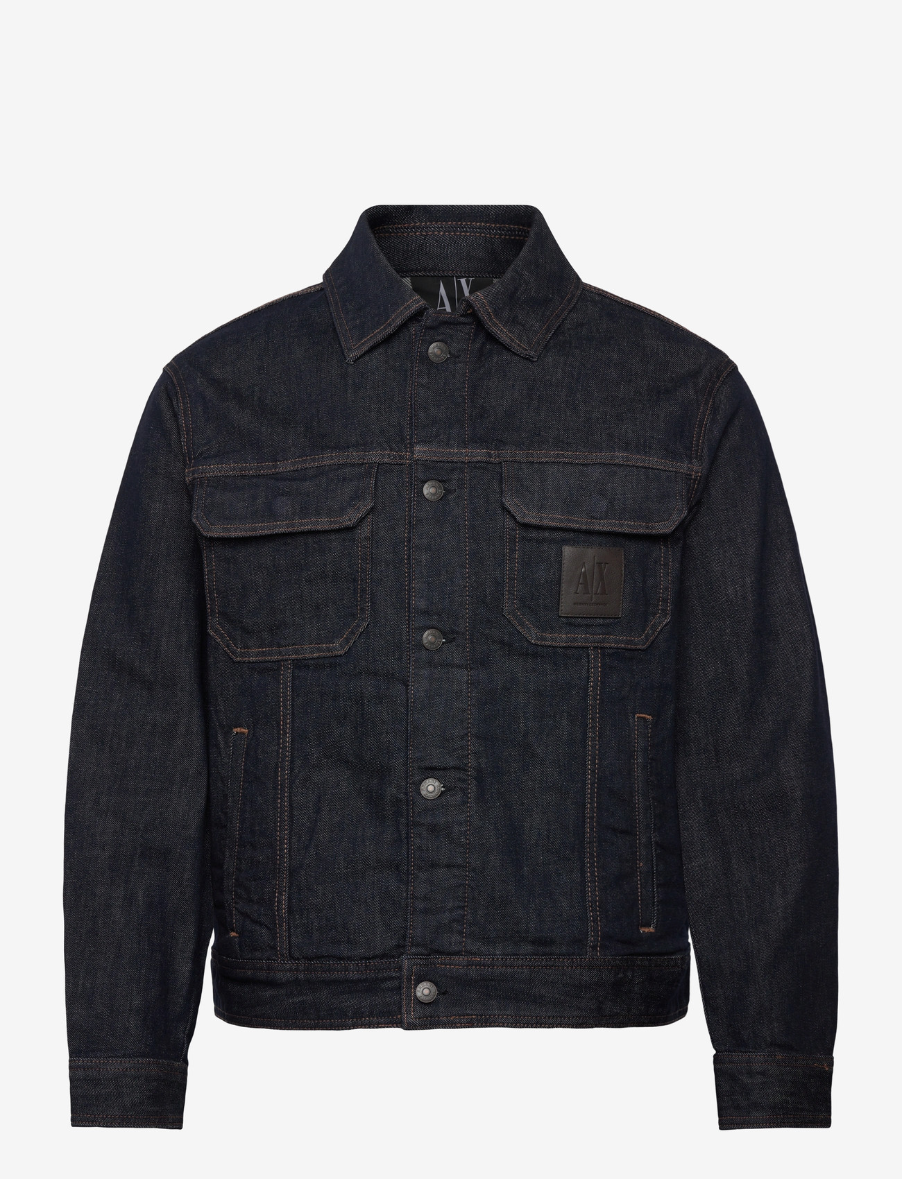 Armani Exchange - BLOUSON JACKET - forårsjakker - blue denim - 0