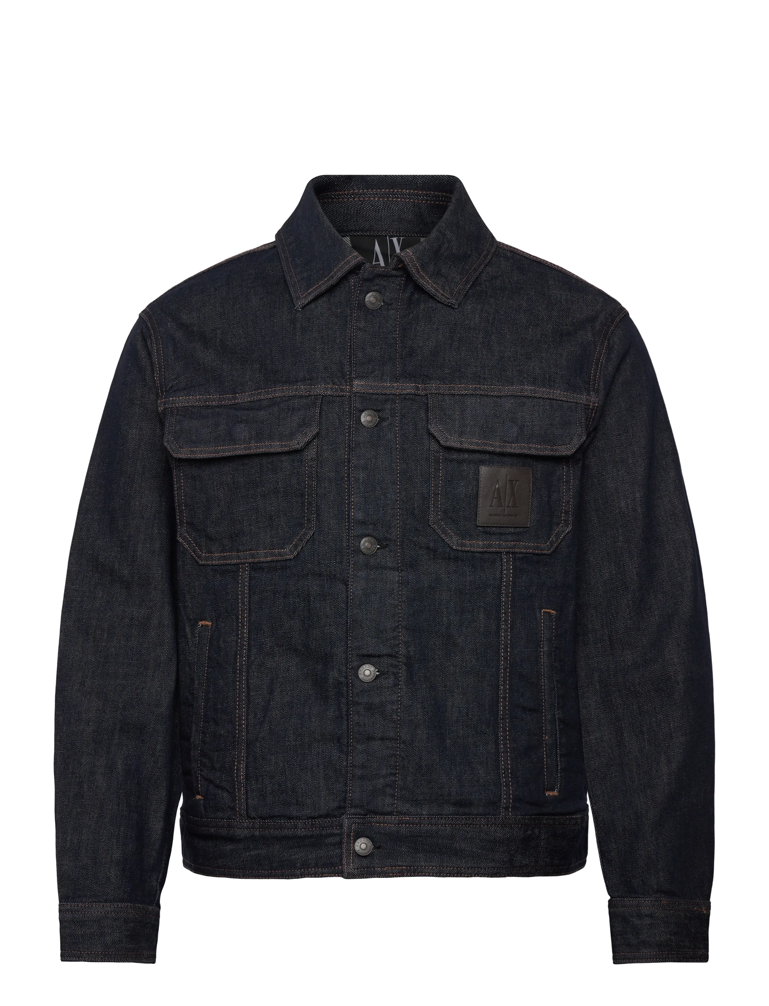 Armani Exchange BLOUSON JACKET - Odzież zewnętrzna - BLUE DENIM / navy