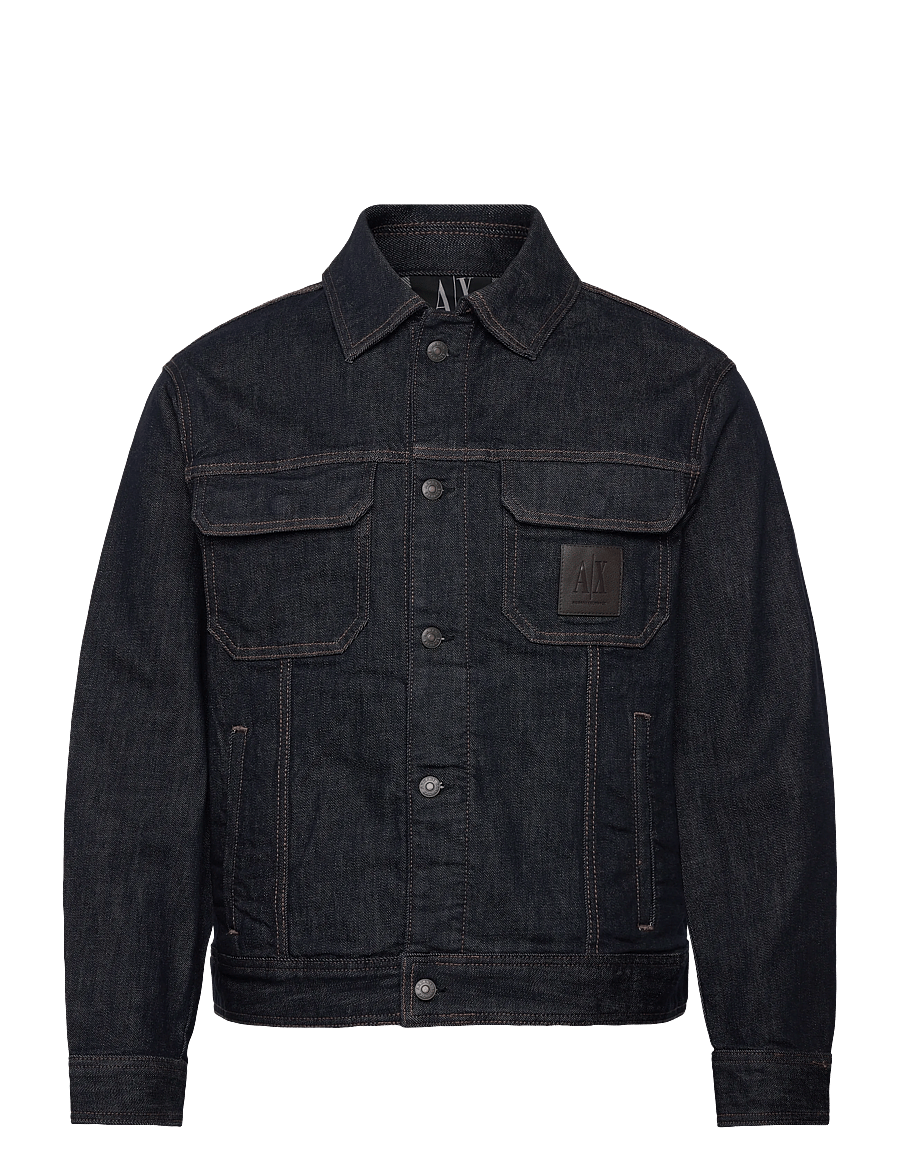 Armani Exchange - BLOUSON JACKET - syystakit - blue denim - 1
