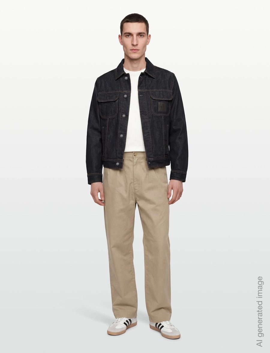 Armani Exchange - BLOUSON JACKET - syystakit - blue denim - 0