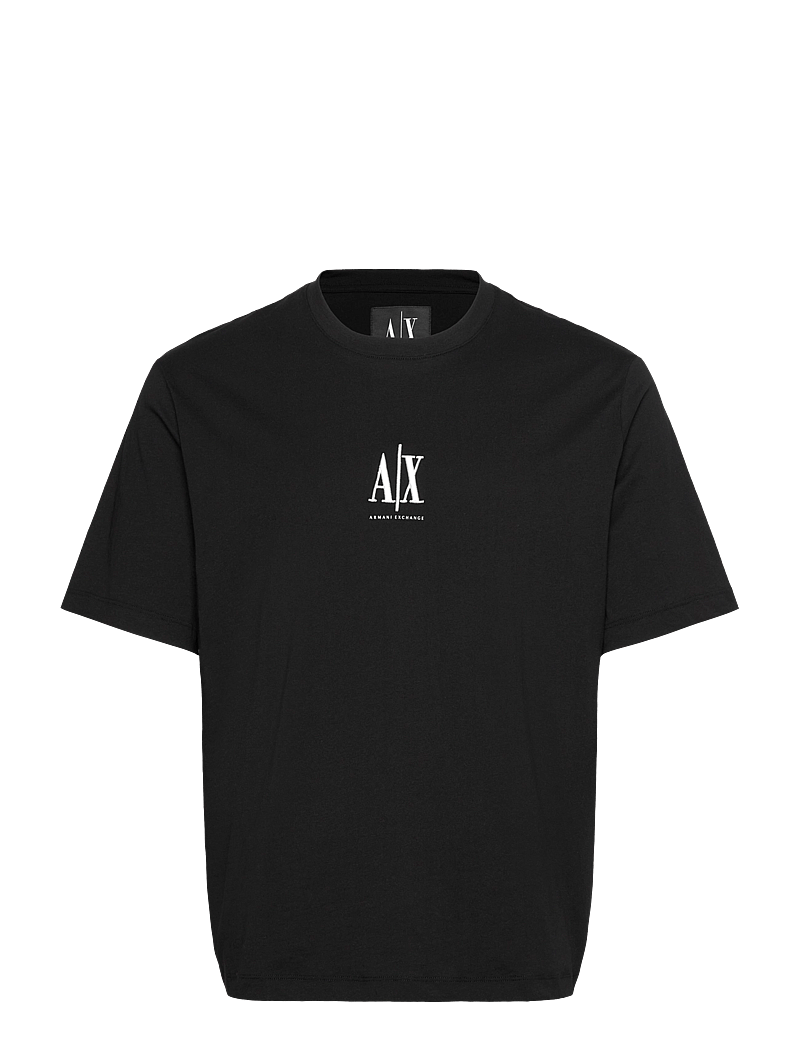 Armani Exchange - T-SHIRT - kortärmade t-shirts - black - 0