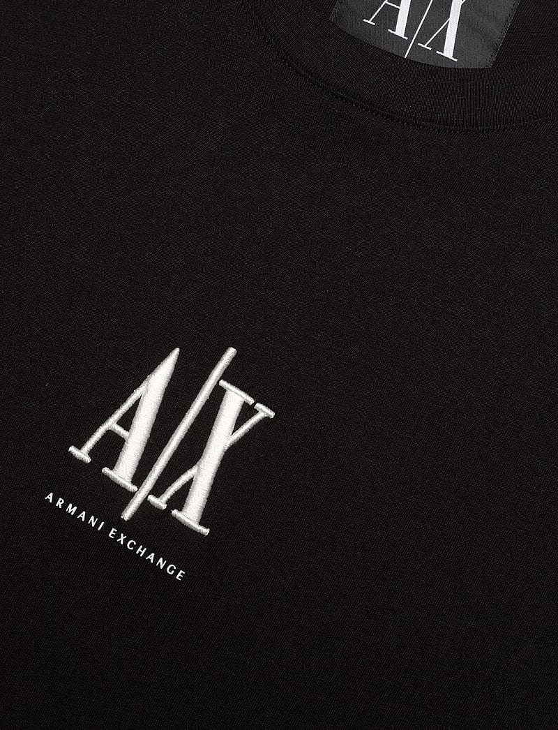 Armani Exchange - T-SHIRT - kortærmede t-shirts - black - 2