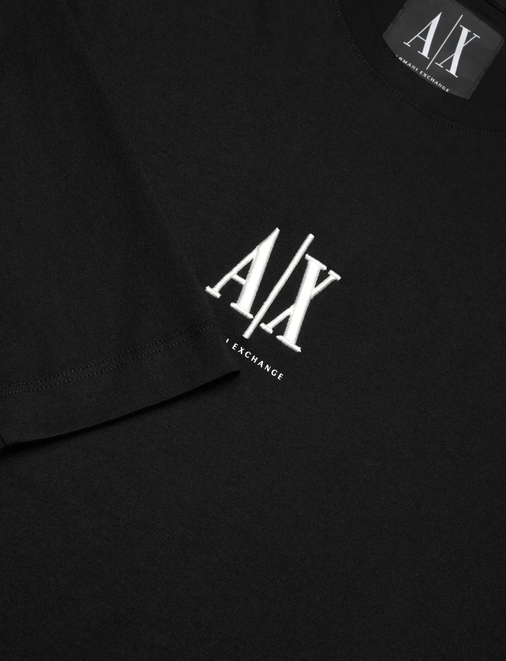 Armani Exchange - T-SHIRT - langærmede t-shirts - black - 2