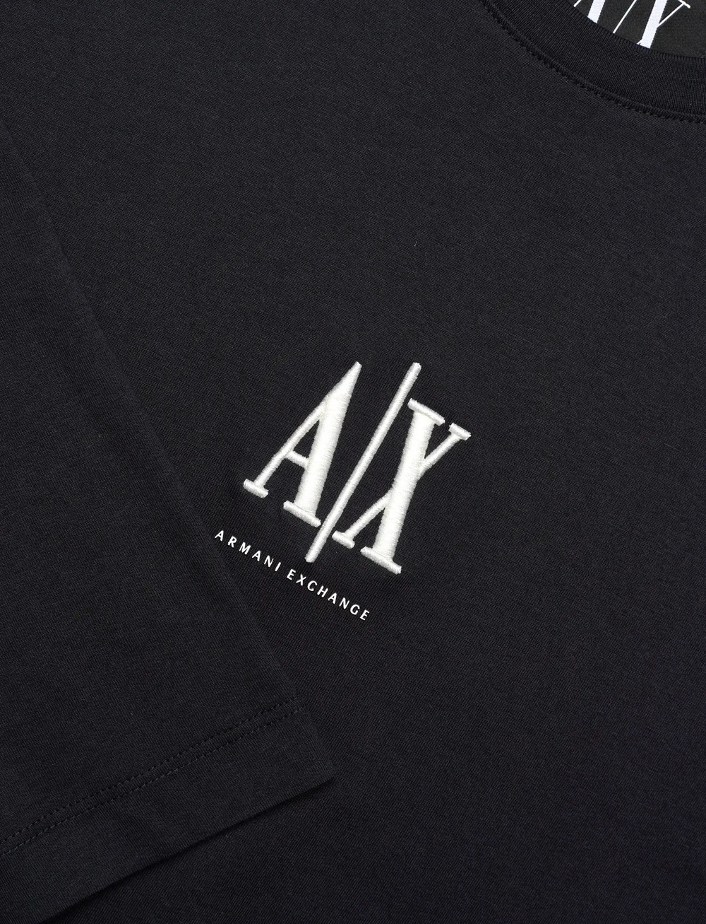 Armani Exchange - T-SHIRT - långärmade t-shirts - deep navy - 2