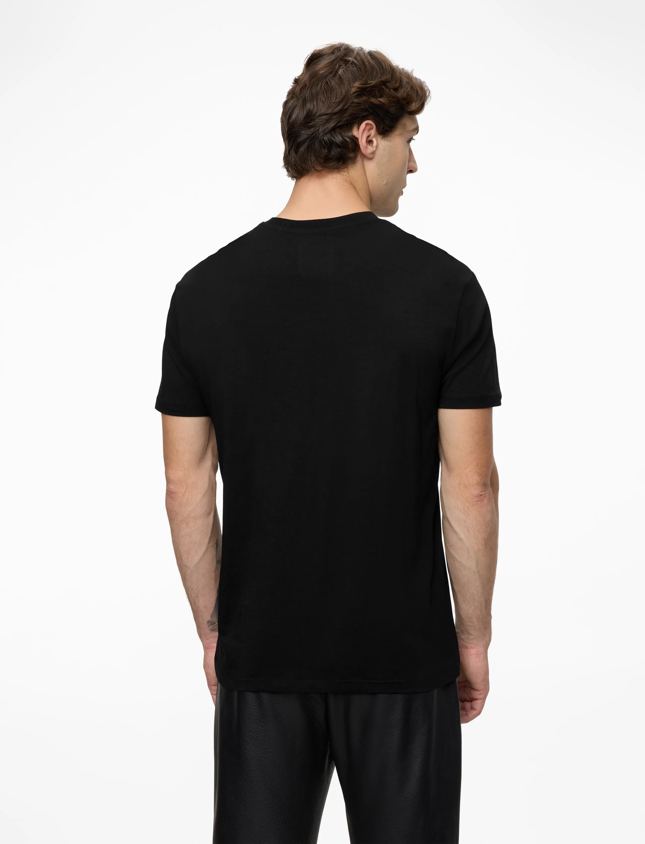 Armani Exchange - T-SHIRT - kortärmade t-shirts - black - 4