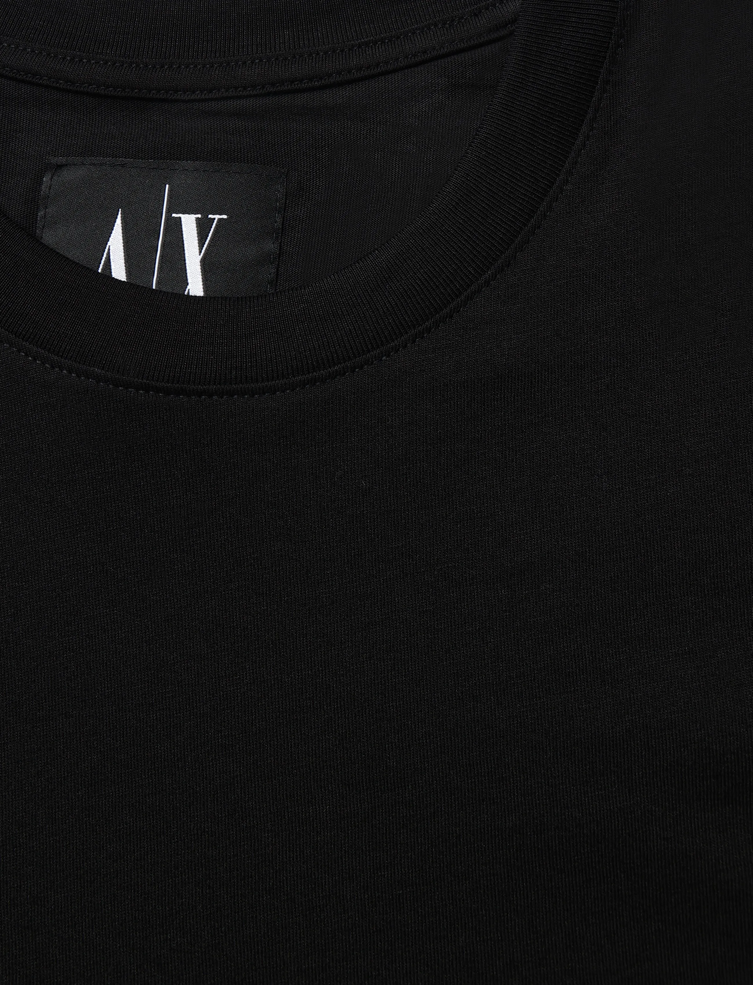 Armani Exchange - T-SHIRT - kurzärmelige t-shirts - black - 2