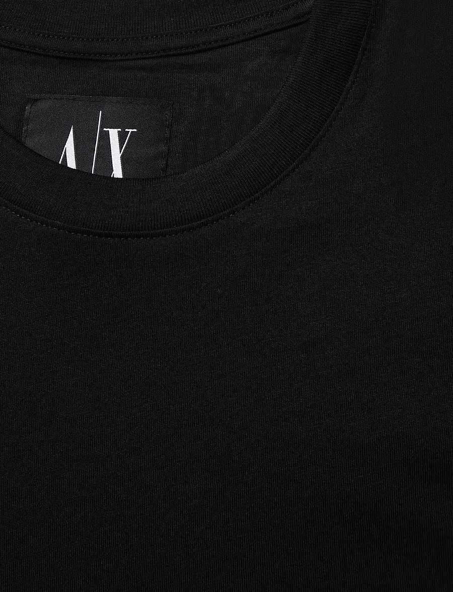 Armani Exchange - T-SHIRT - kurzärmelige t-shirts - black - 2