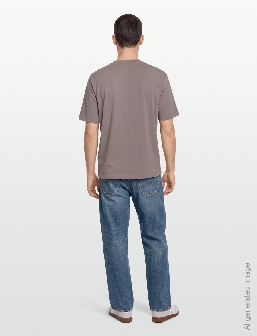 Armani Exchange - T-SHIRT - krótki rękaw - driftwood - 4